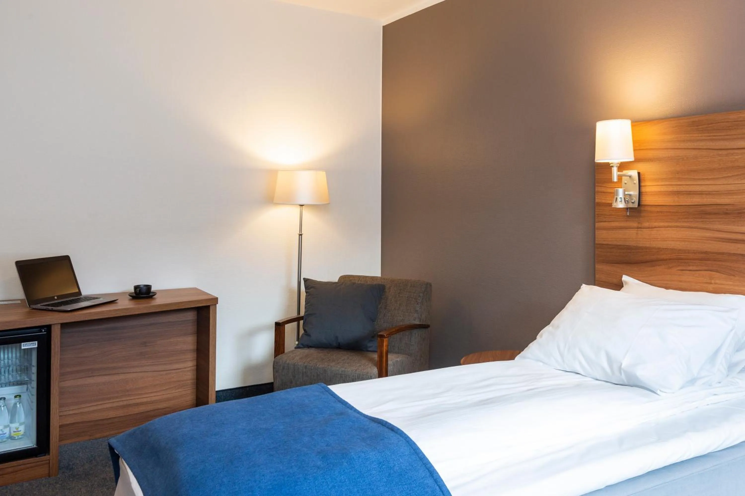 Bed in Thon Hotel Backlund