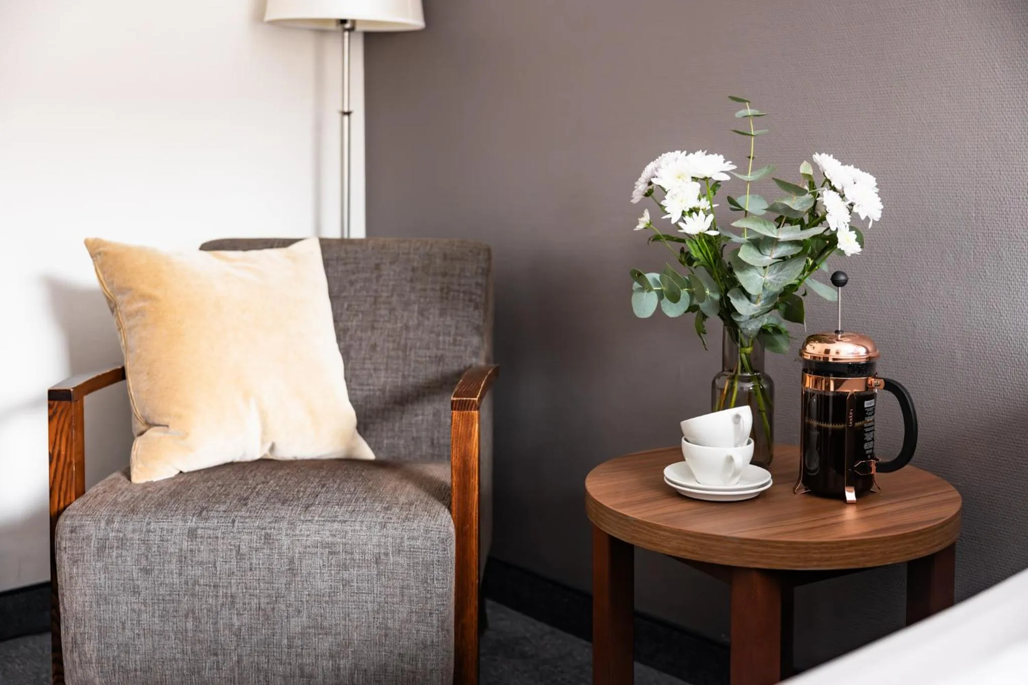 Seating area in Thon Hotel Backlund