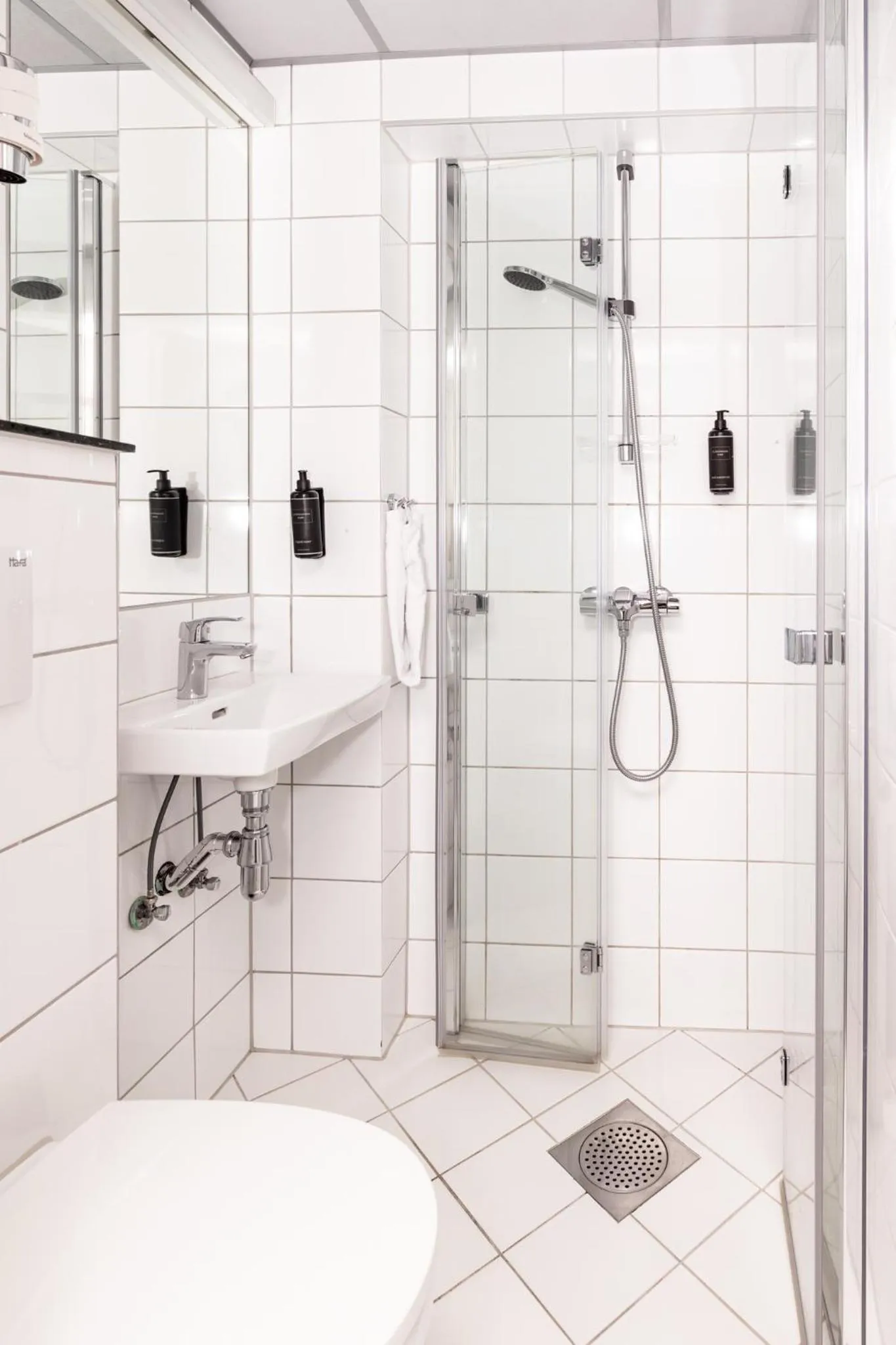 Shower in Thon Hotel Backlund