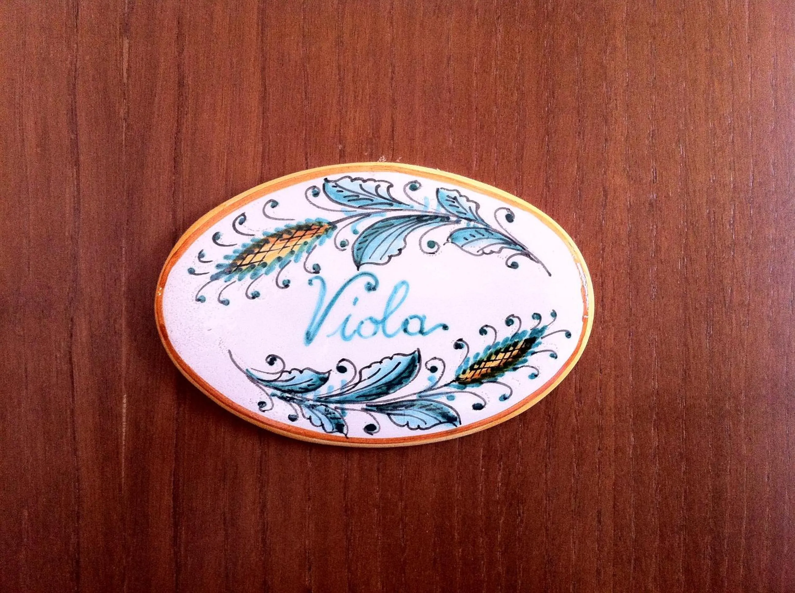 Decorative detail in Hotel Pallotta