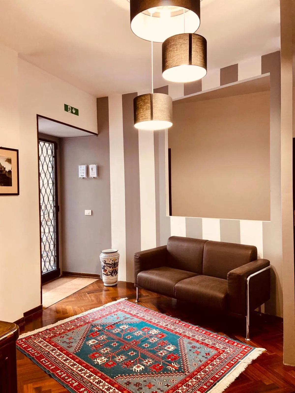 Lobby or reception in Hotel La Fortezza
