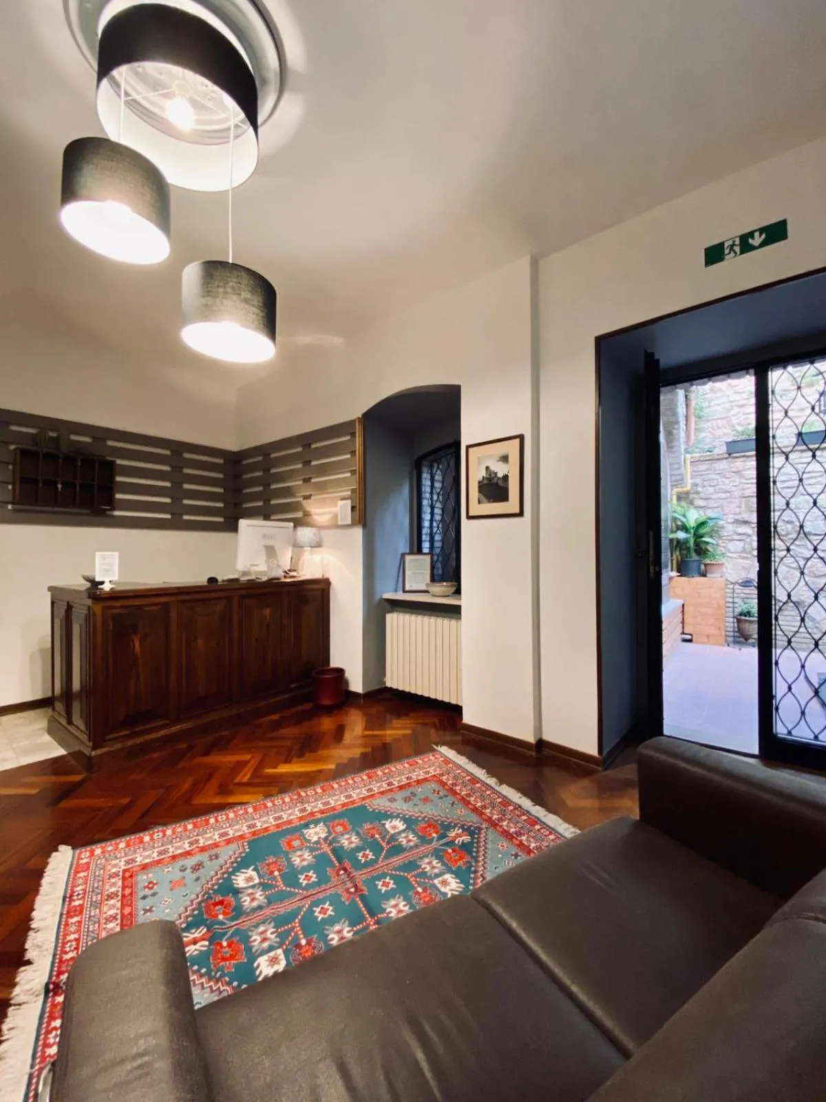 Lobby or reception in Hotel La Fortezza