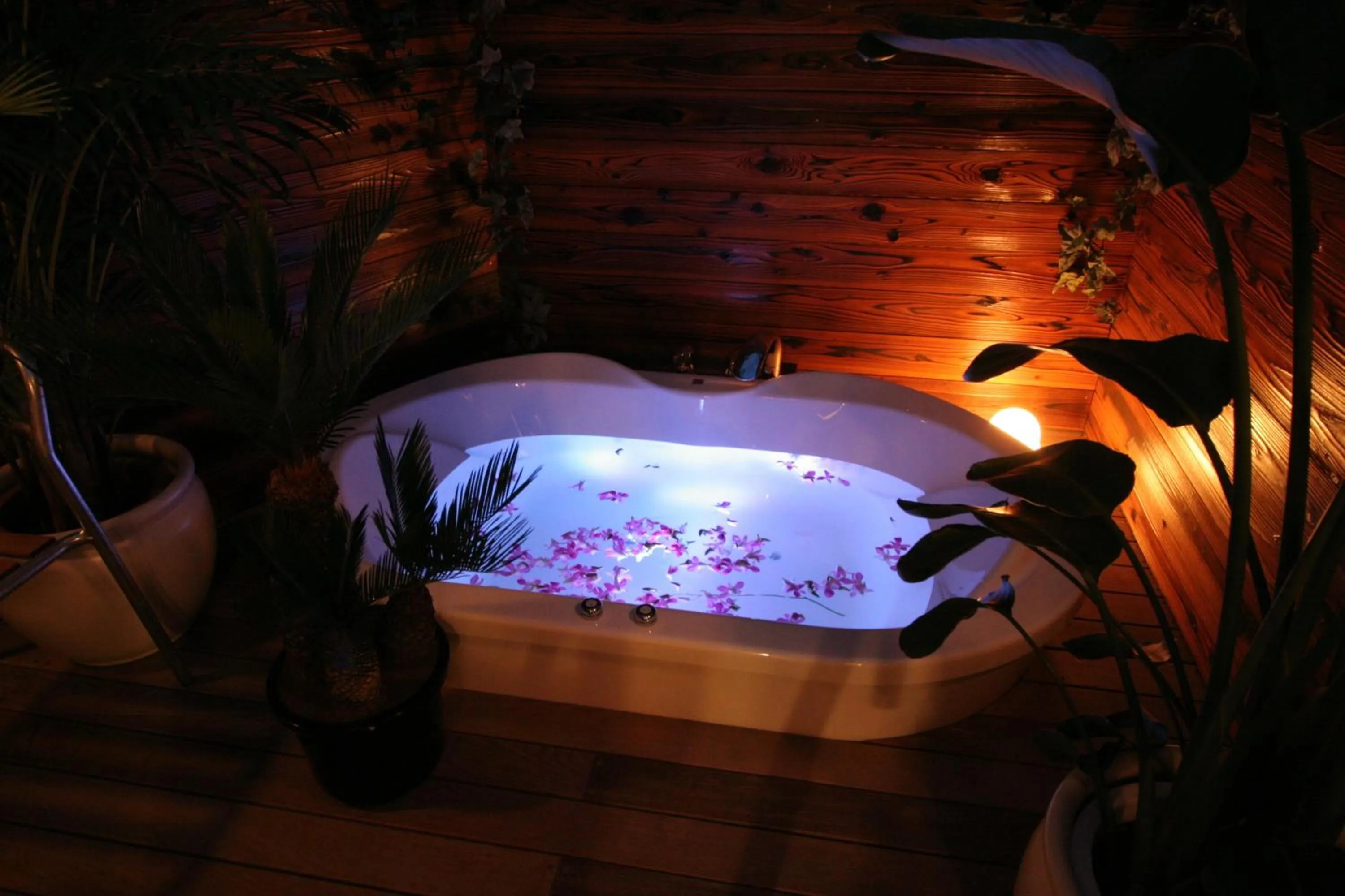 Bathroom, Pool View in Hotel Rplus