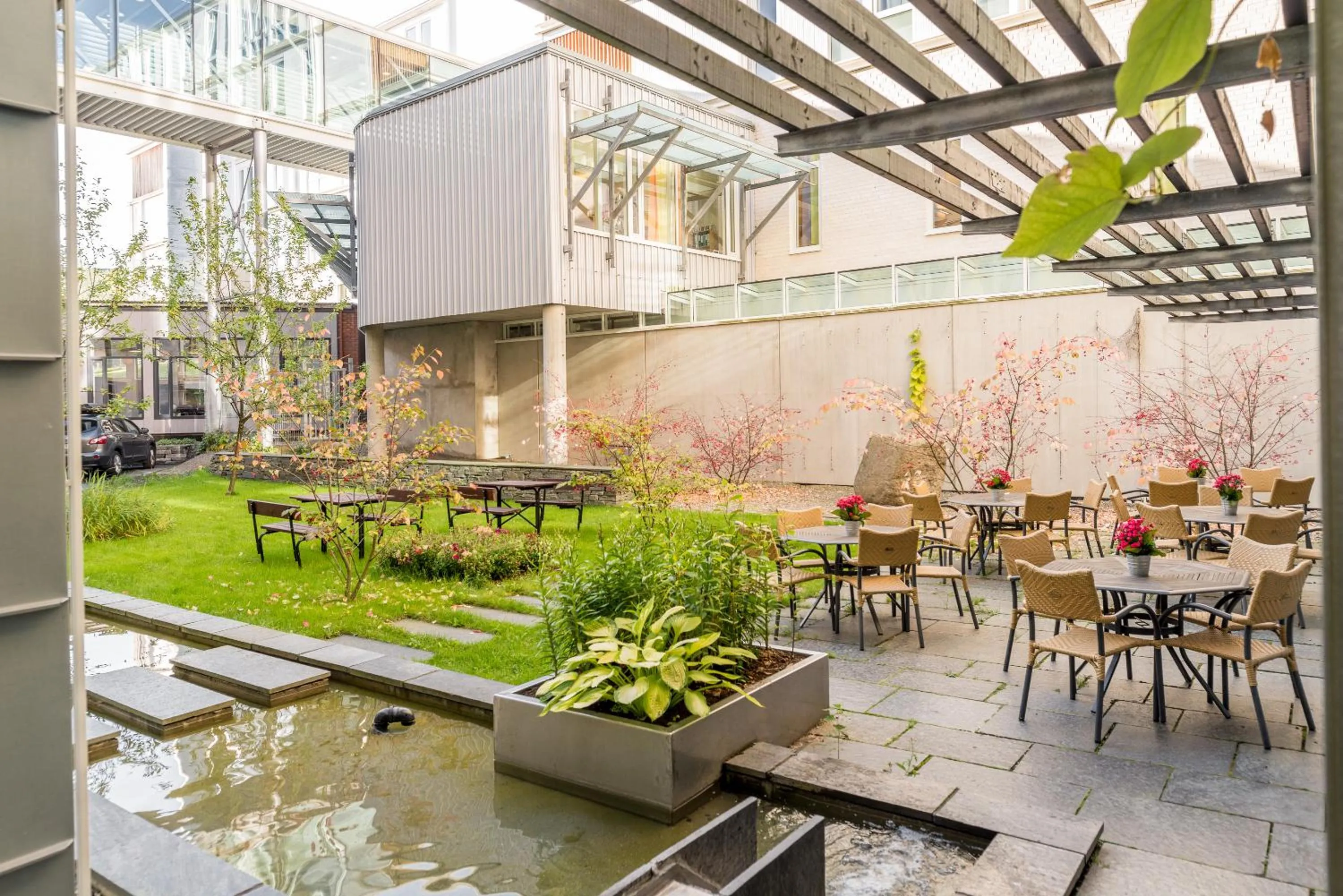 Garden in Hotel St. Olav