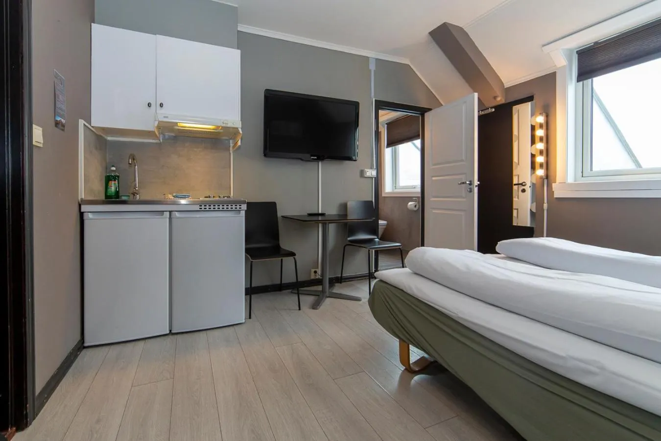 Bed in Pensjonat Jarlen