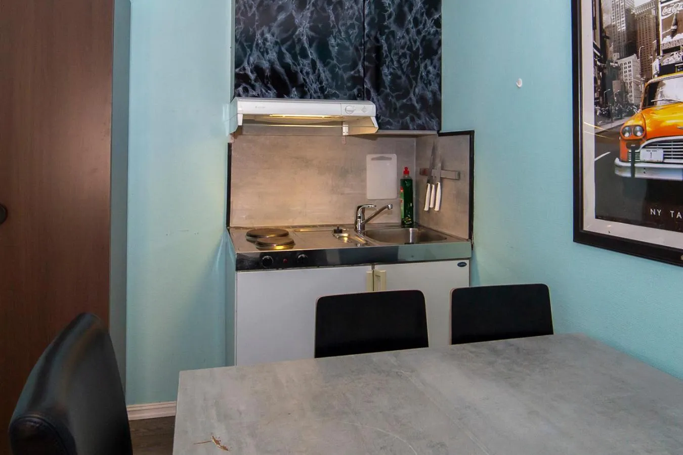 Kitchen or kitchenette in Pensjonat Jarlen