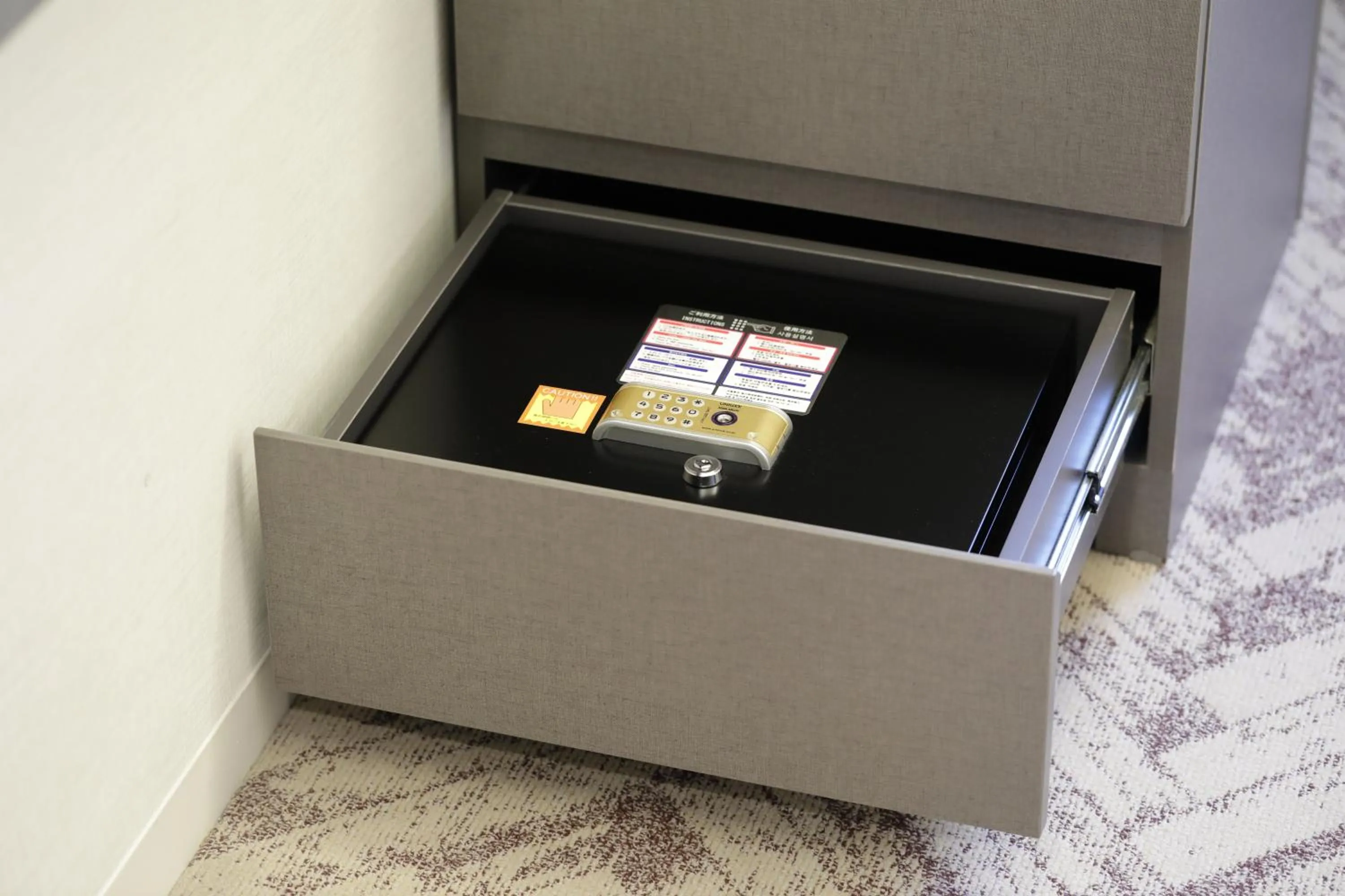 safe in Nihon Seinenkan Hotel