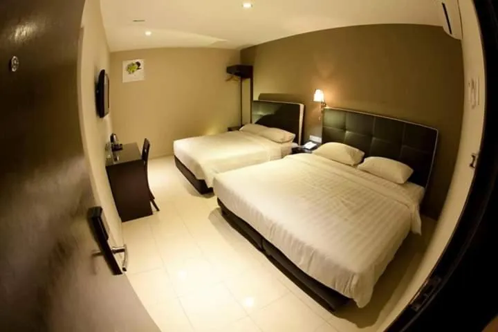Bed in Ayer Hitam Hotel