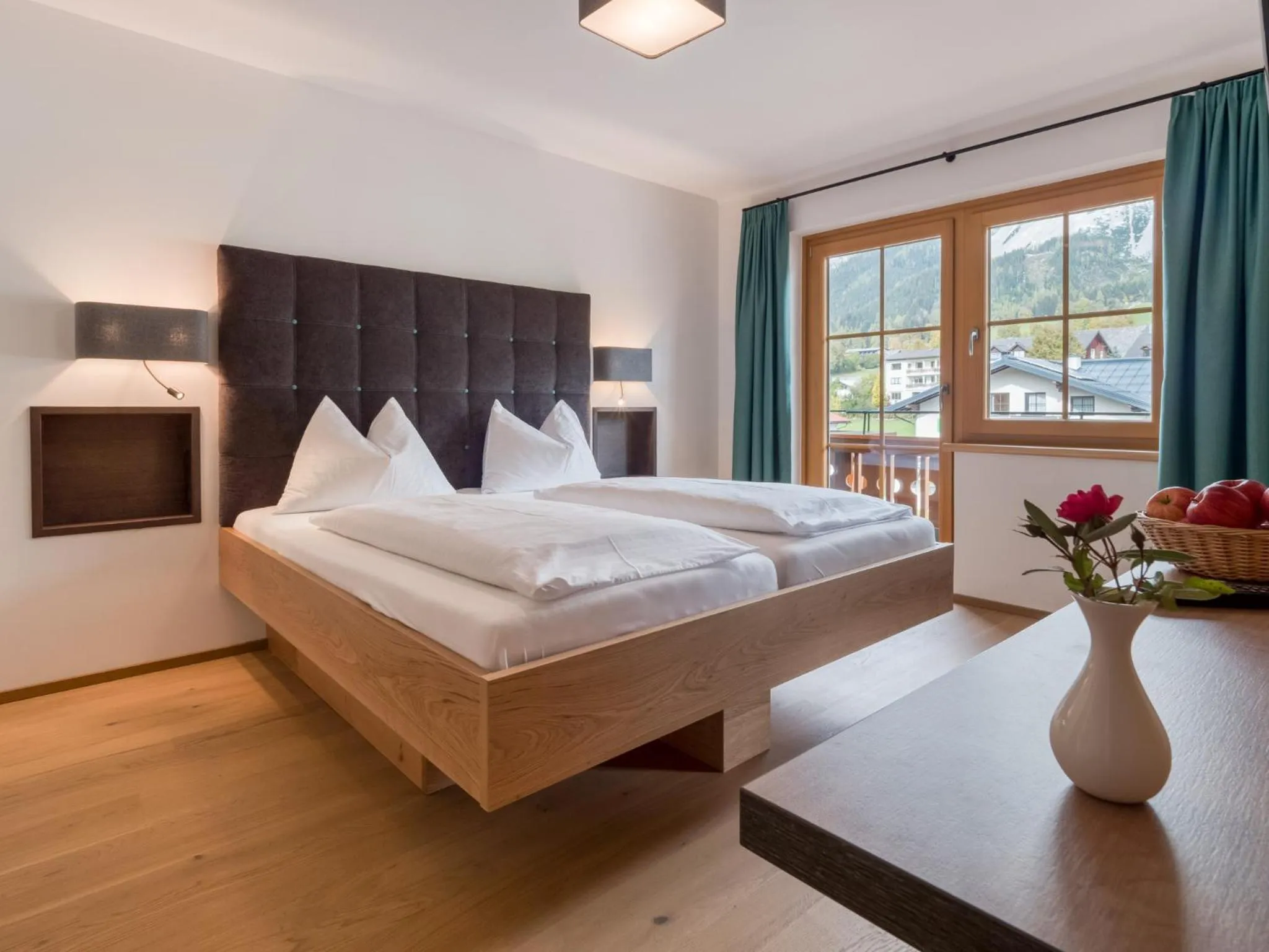 Bed in Hotel Matschner