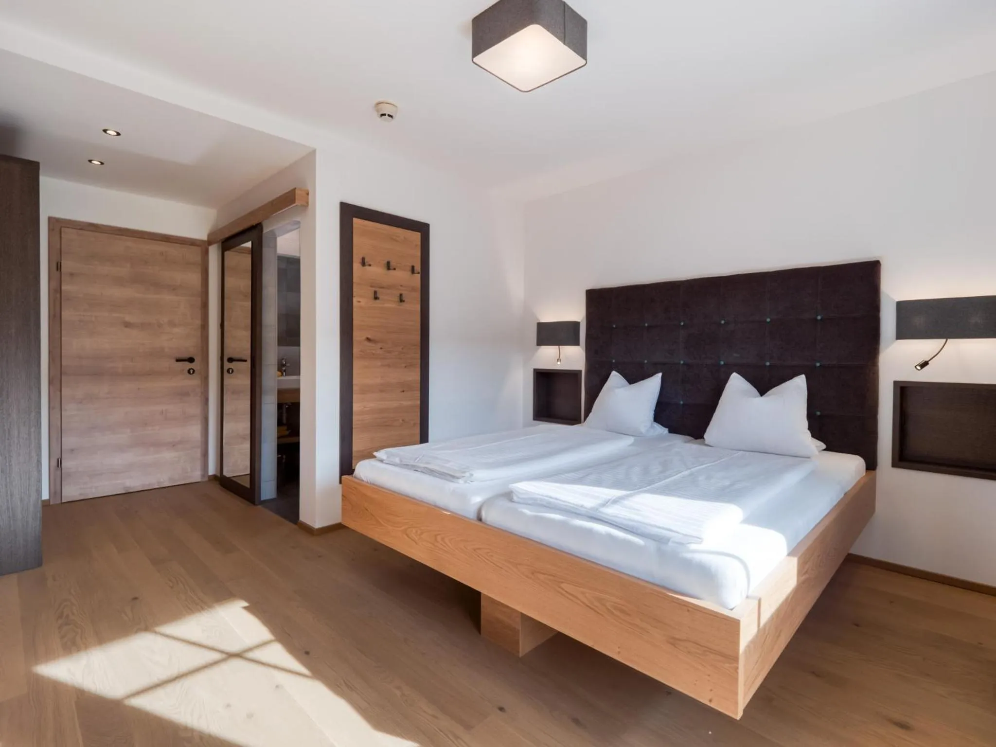 Bed in Hotel Matschner