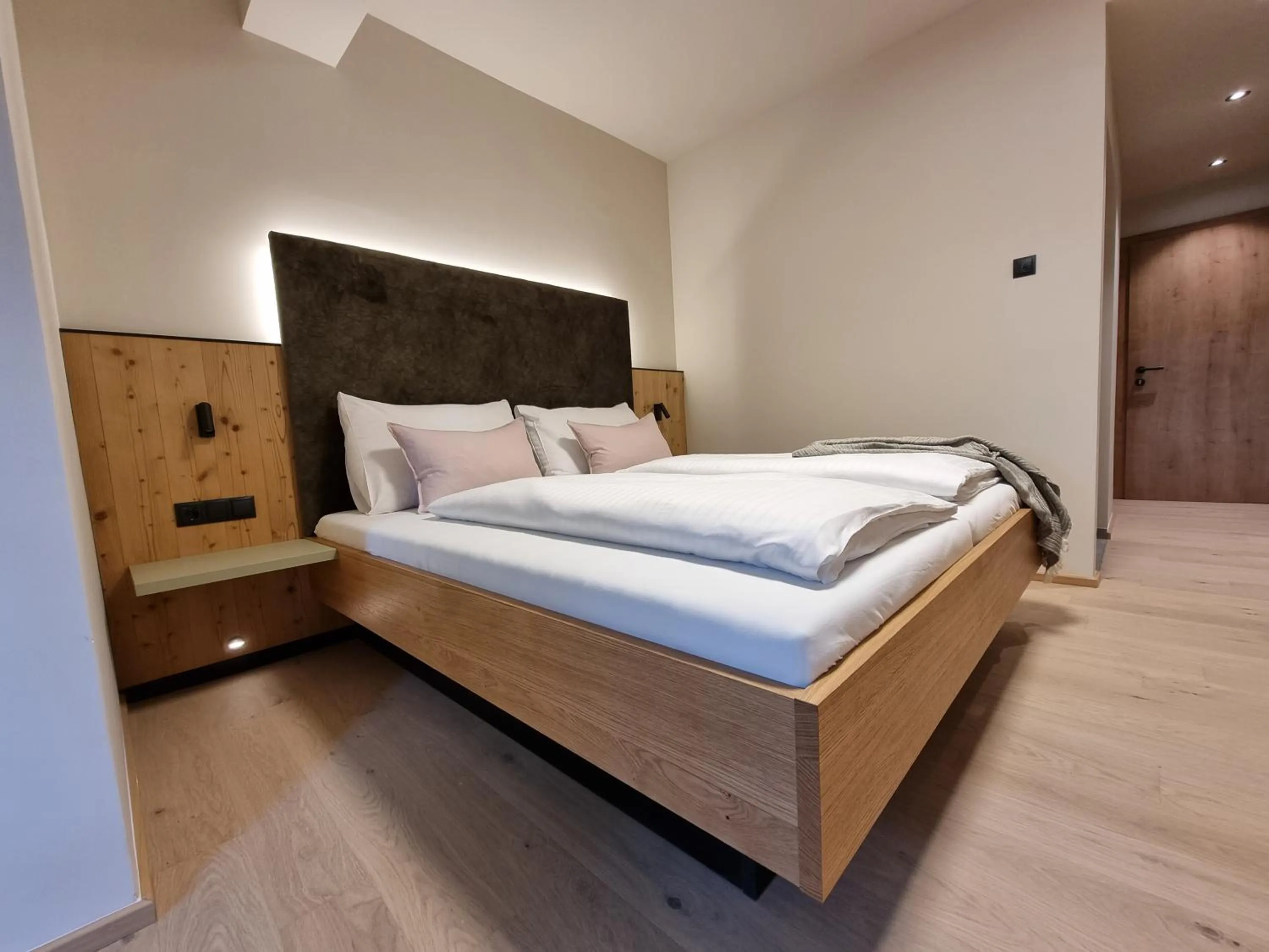 Bed in Hotel Matschner