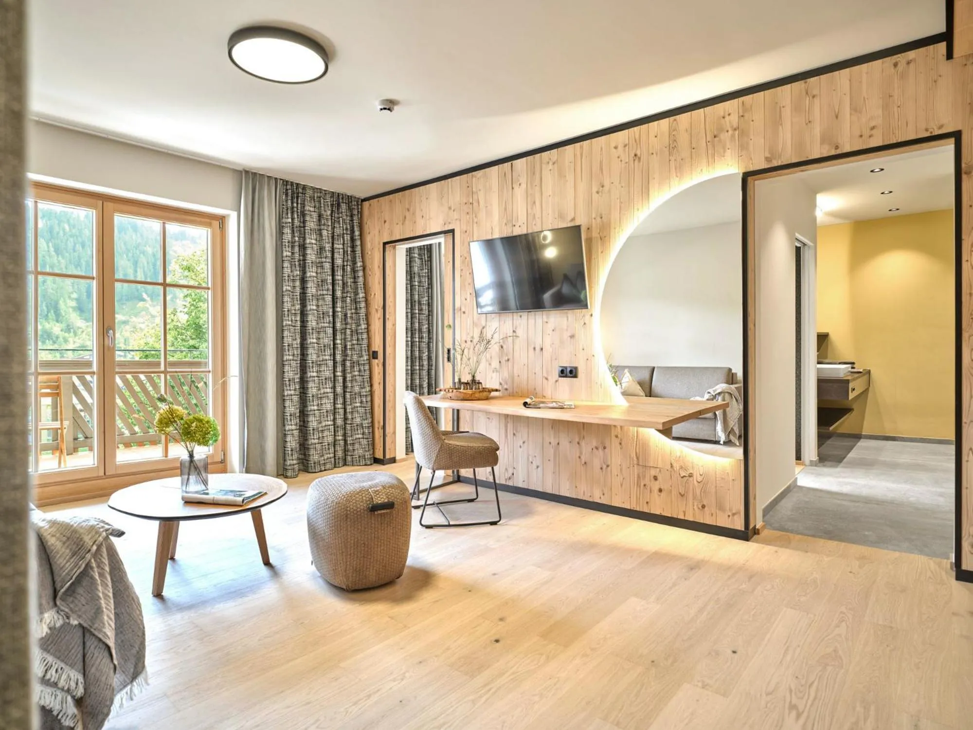 Bed in Hotel Matschner