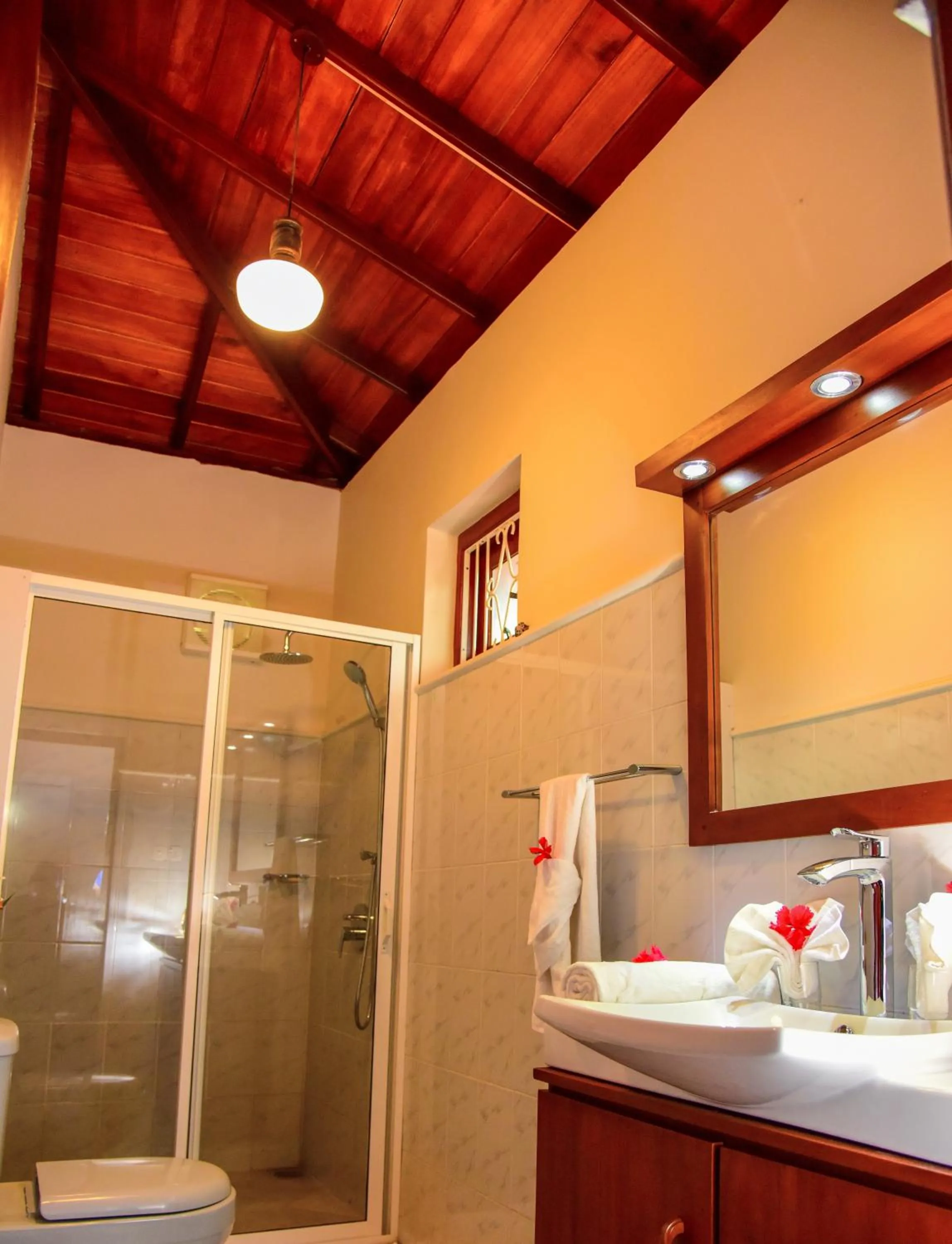 Bathroom in Lucky Prince Villa & Ayurveda Wellness