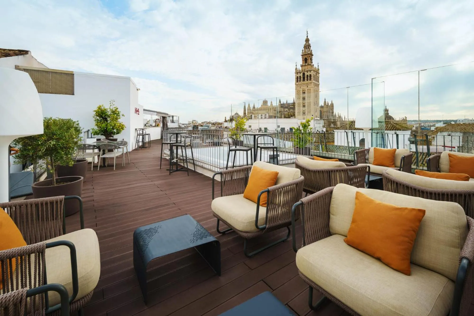 Balcony/Terrace in Eurostars Sevilla Boutique