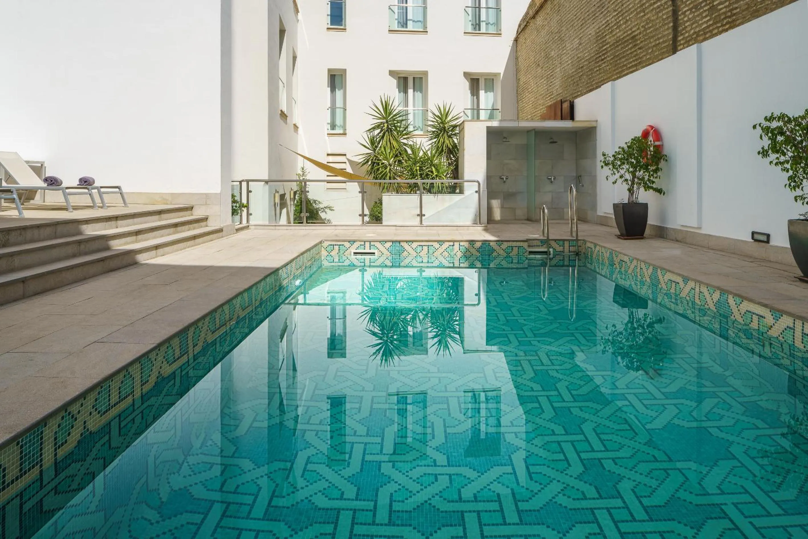 Swimming pool in Eurostars Sevilla Boutique