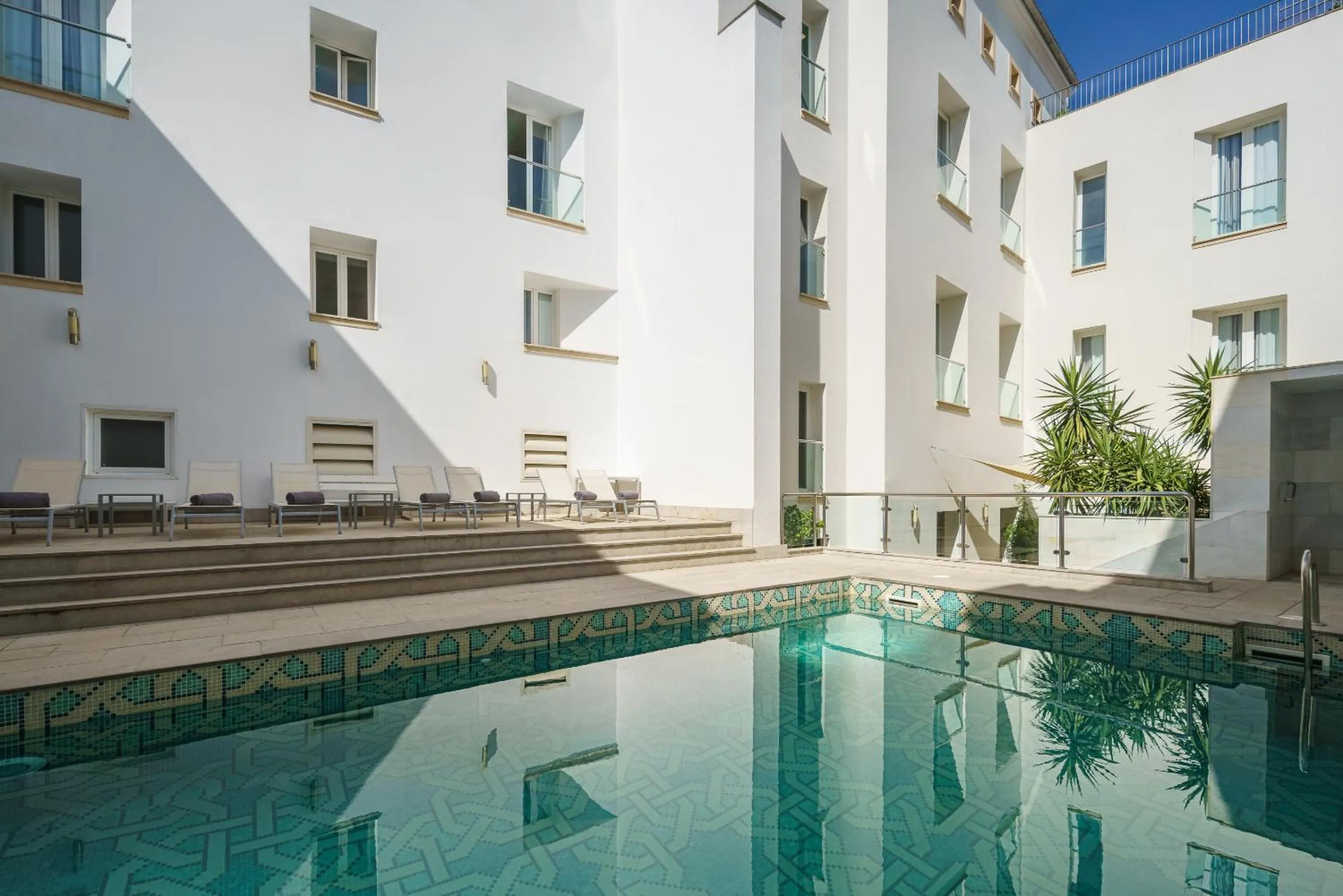 Swimming pool in Eurostars Sevilla Boutique