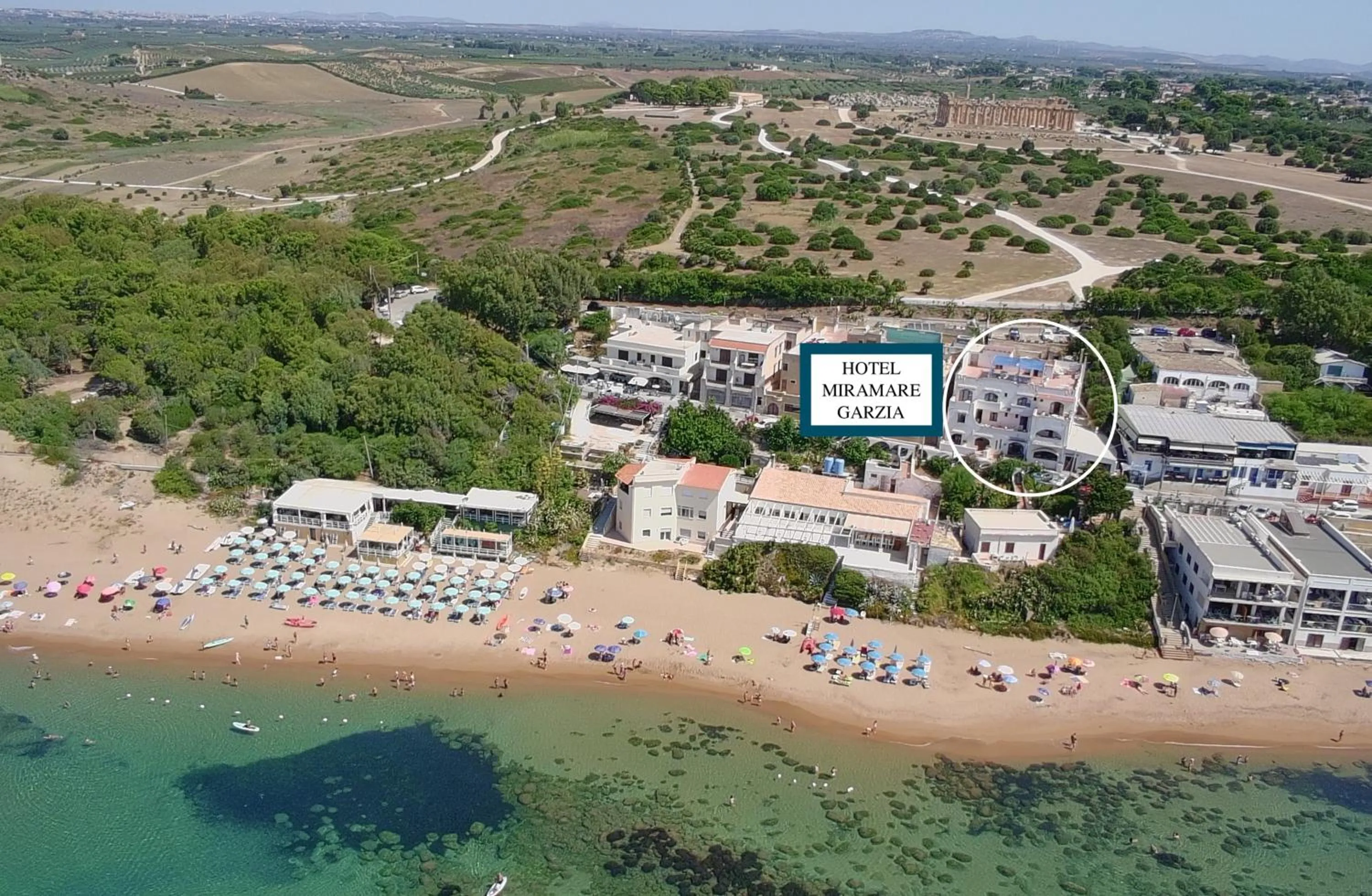 Property building in Hotel Miramare Garzia
