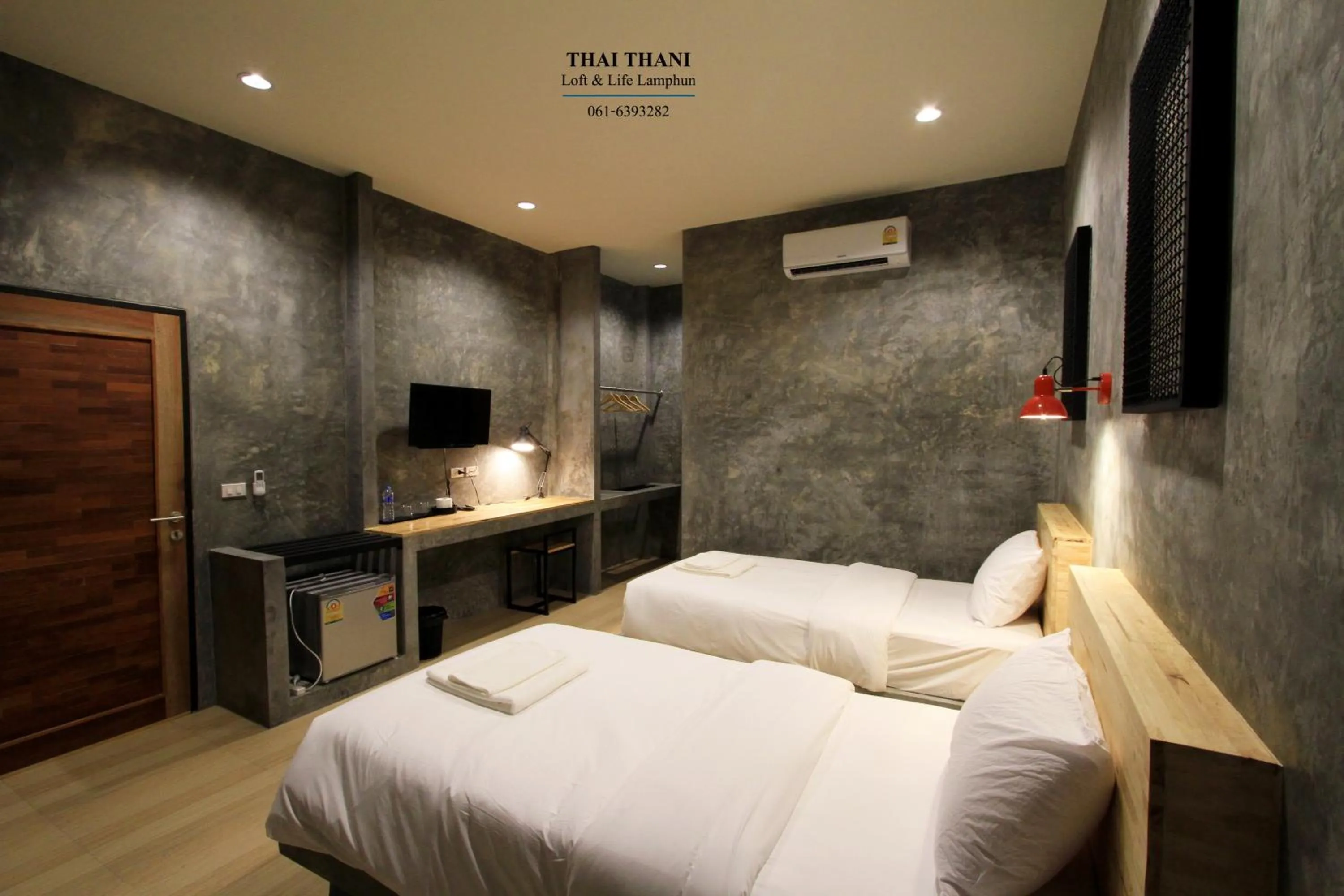 Bed in THAI THANI Loft & Life Lamphun