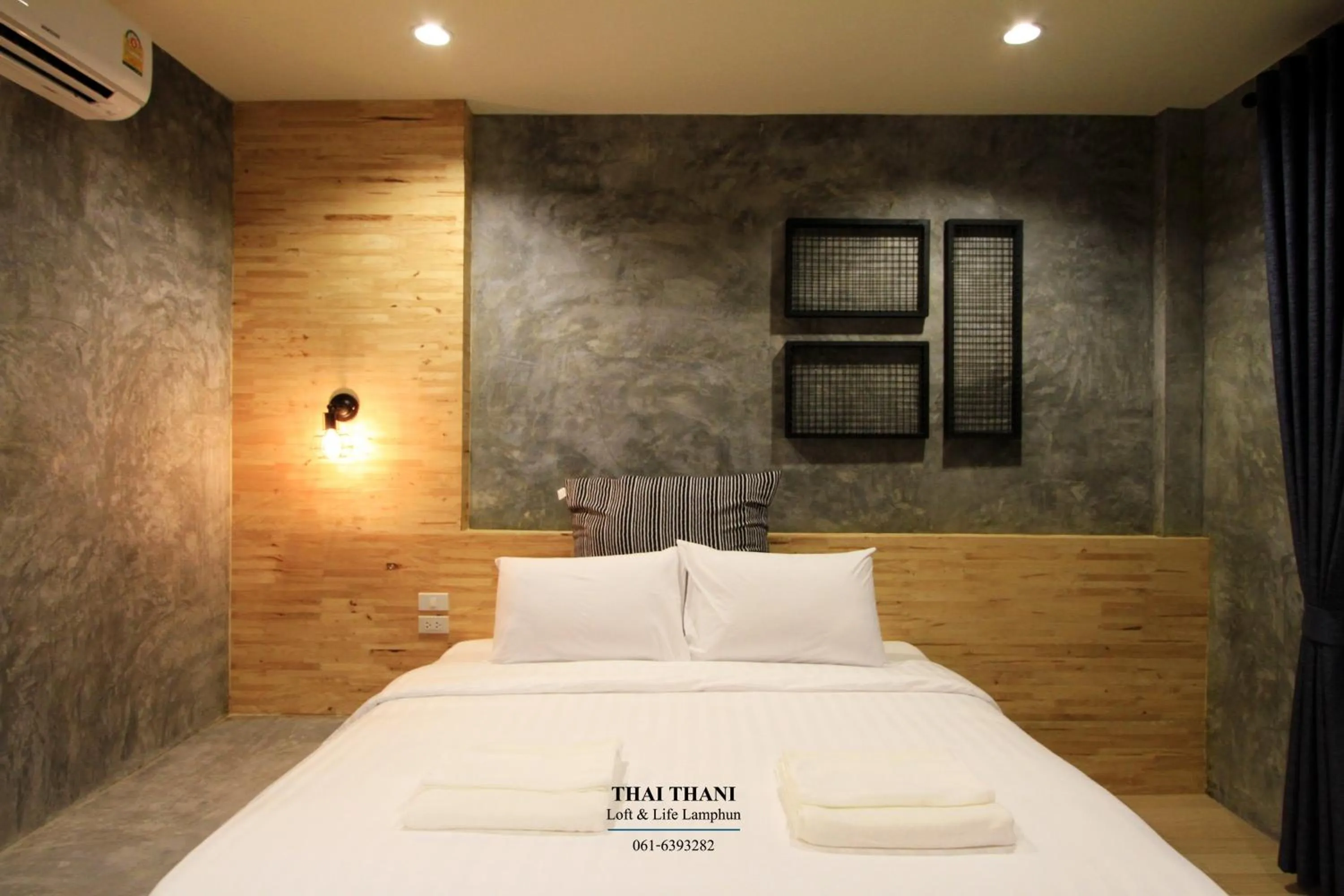 Bed in THAI THANI Loft & Life Lamphun