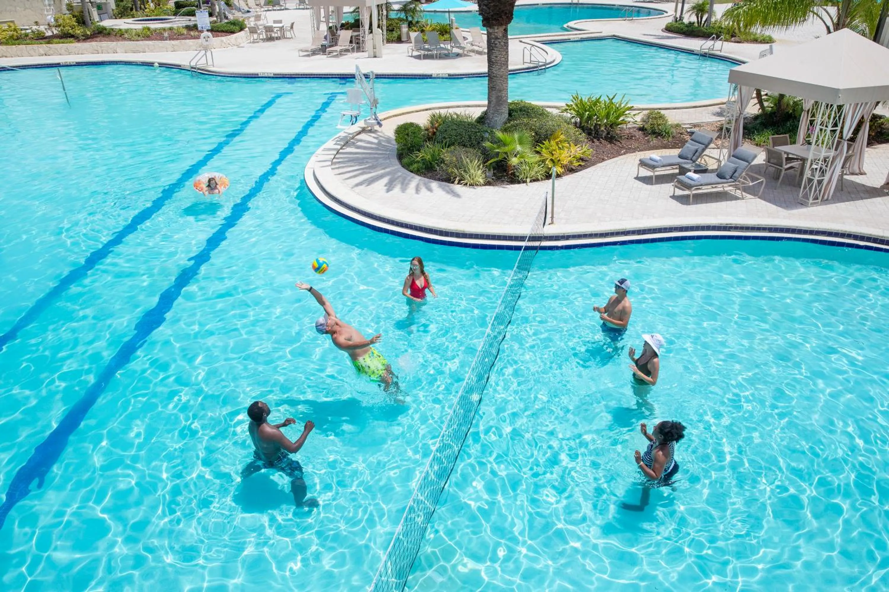 Swimming pool in Saddlebrook Resort