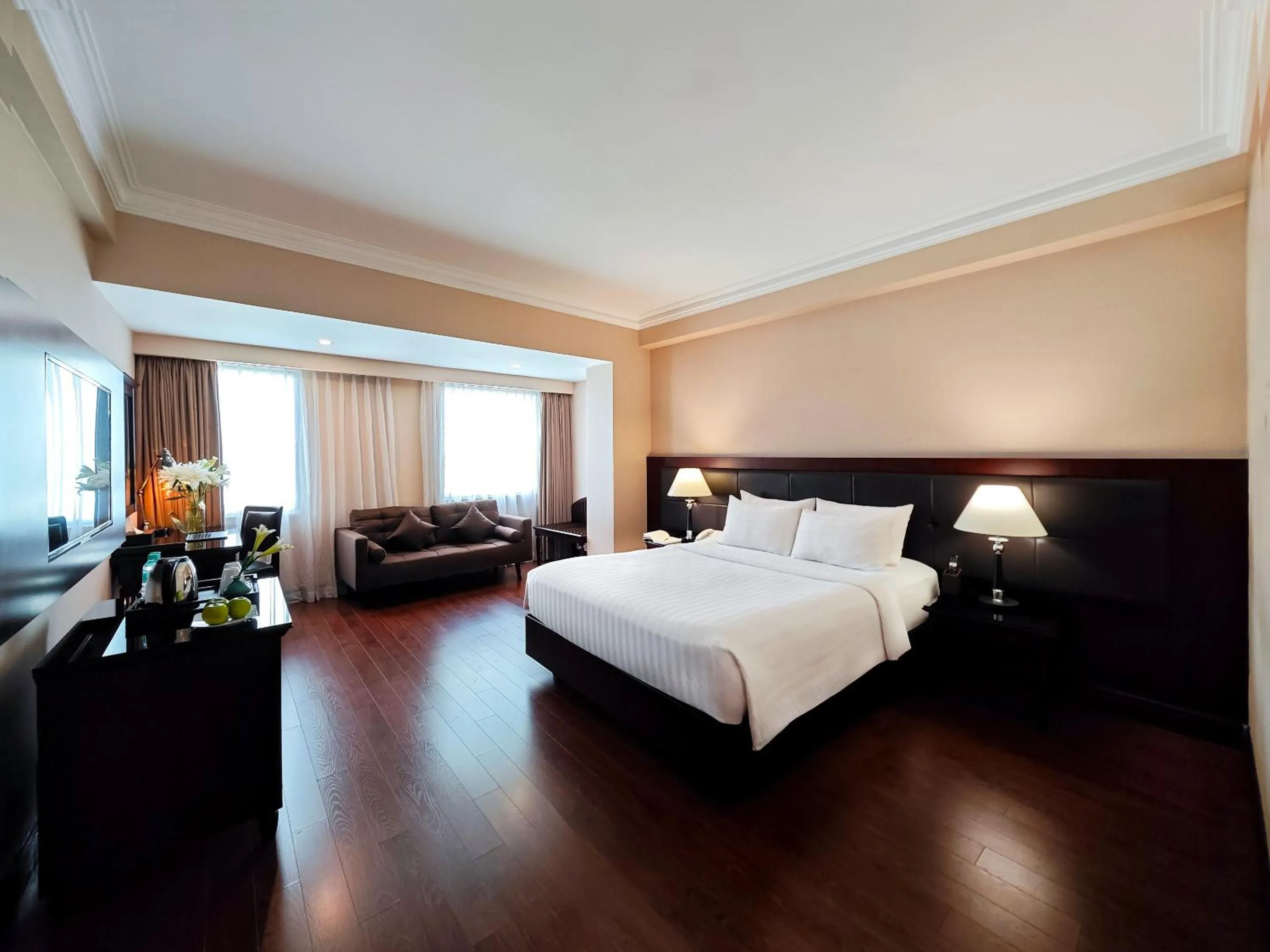 Bed in Nhat Ha 2 Hotel