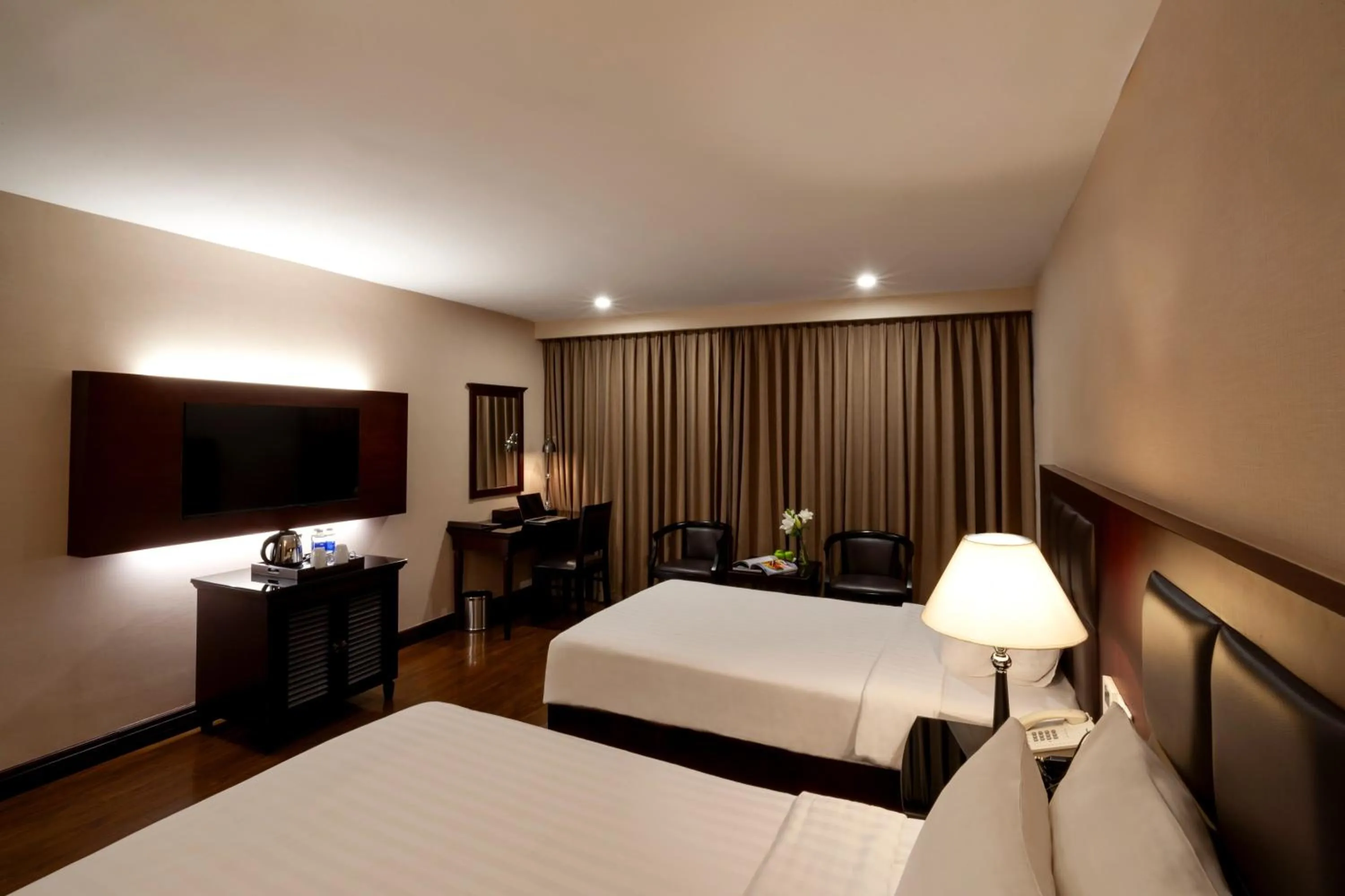 Bed in Nhat Ha 2 Hotel