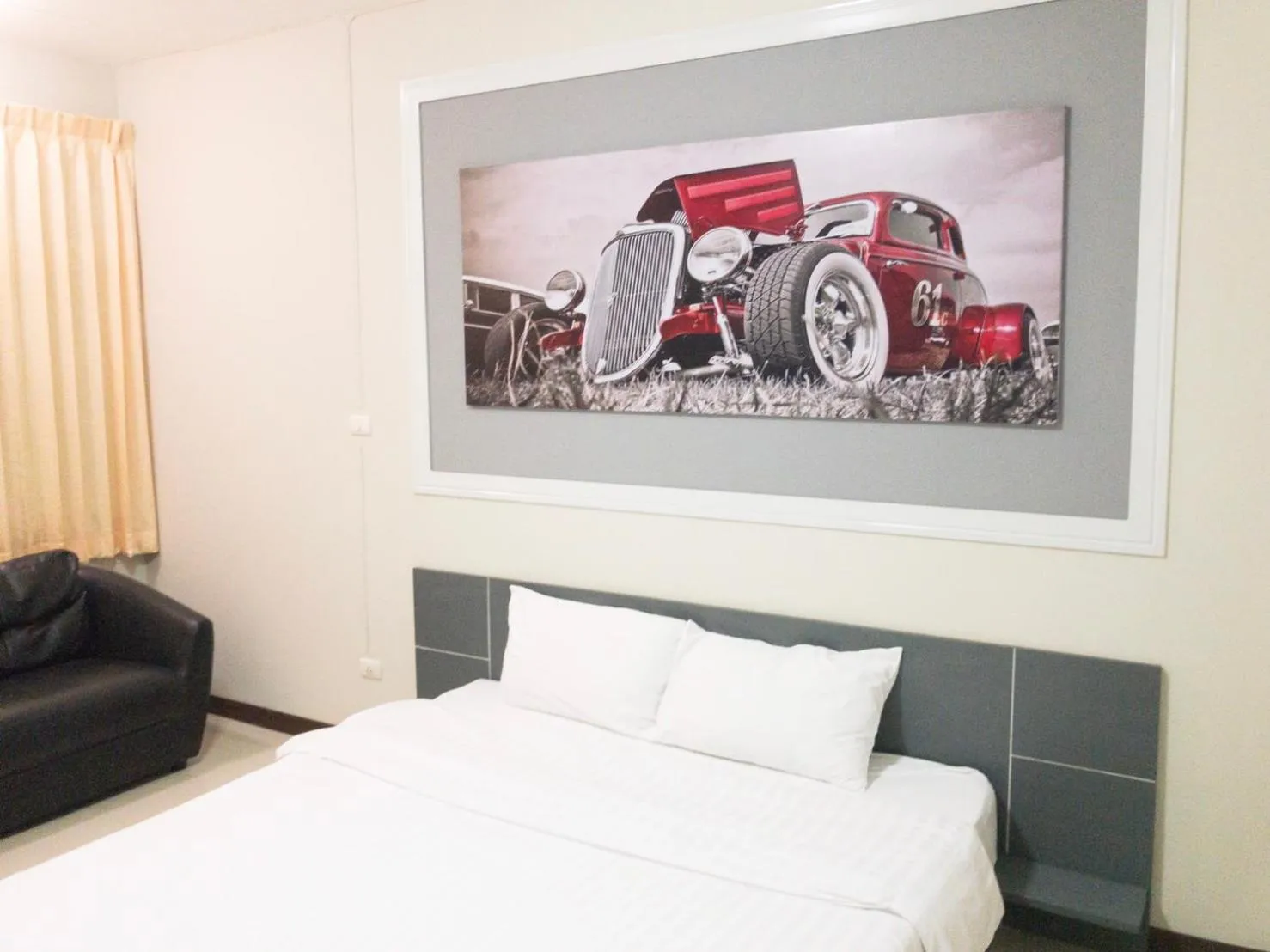 Bed in The Icon service apartment