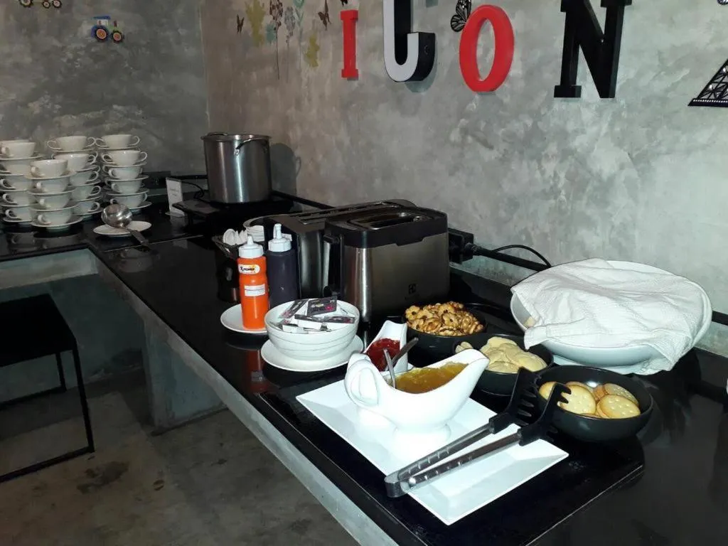Buffet breakfast in The Icon service apartment