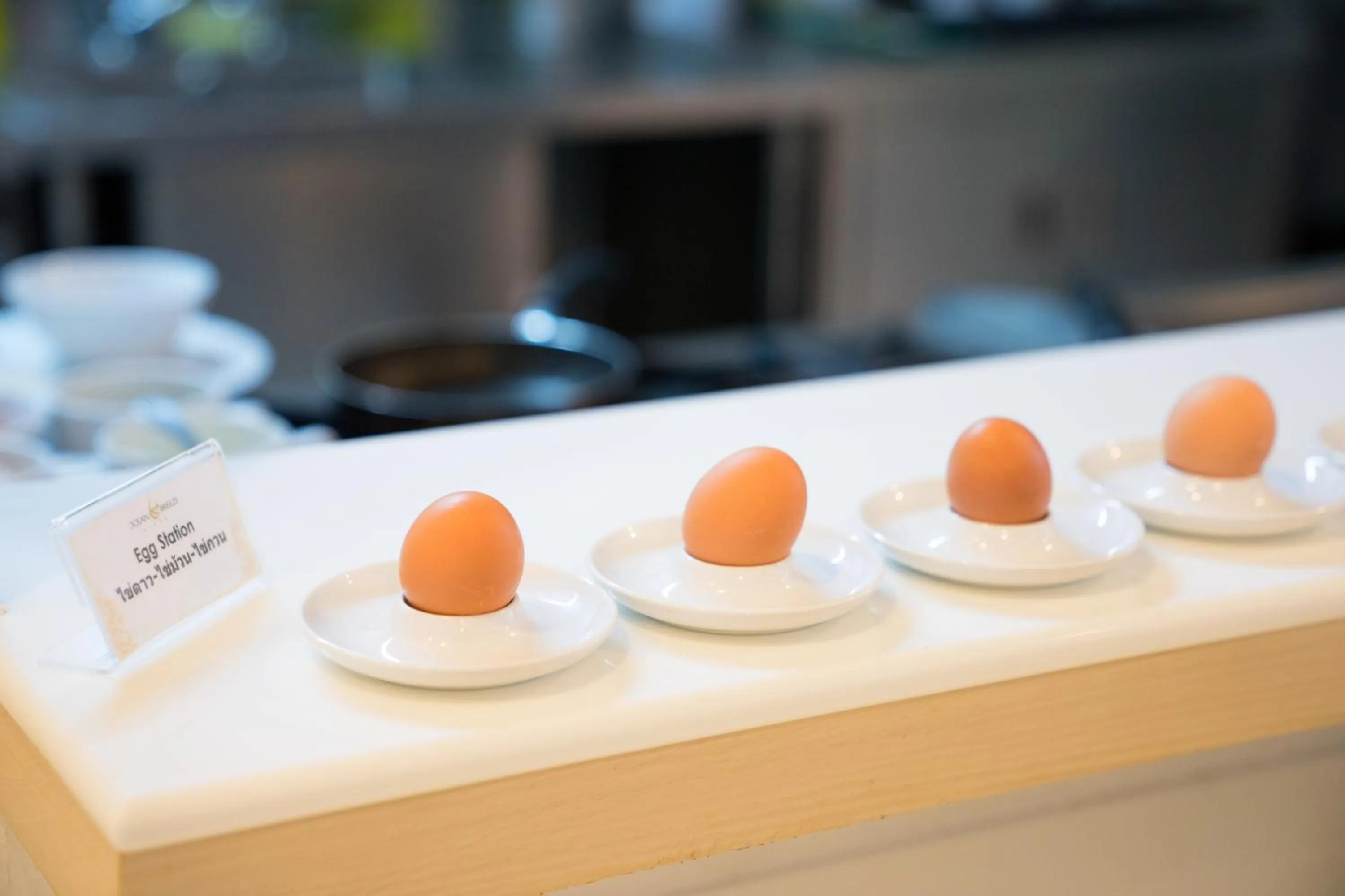 Buffet breakfast in Ocean Breeze Resort Khaolak