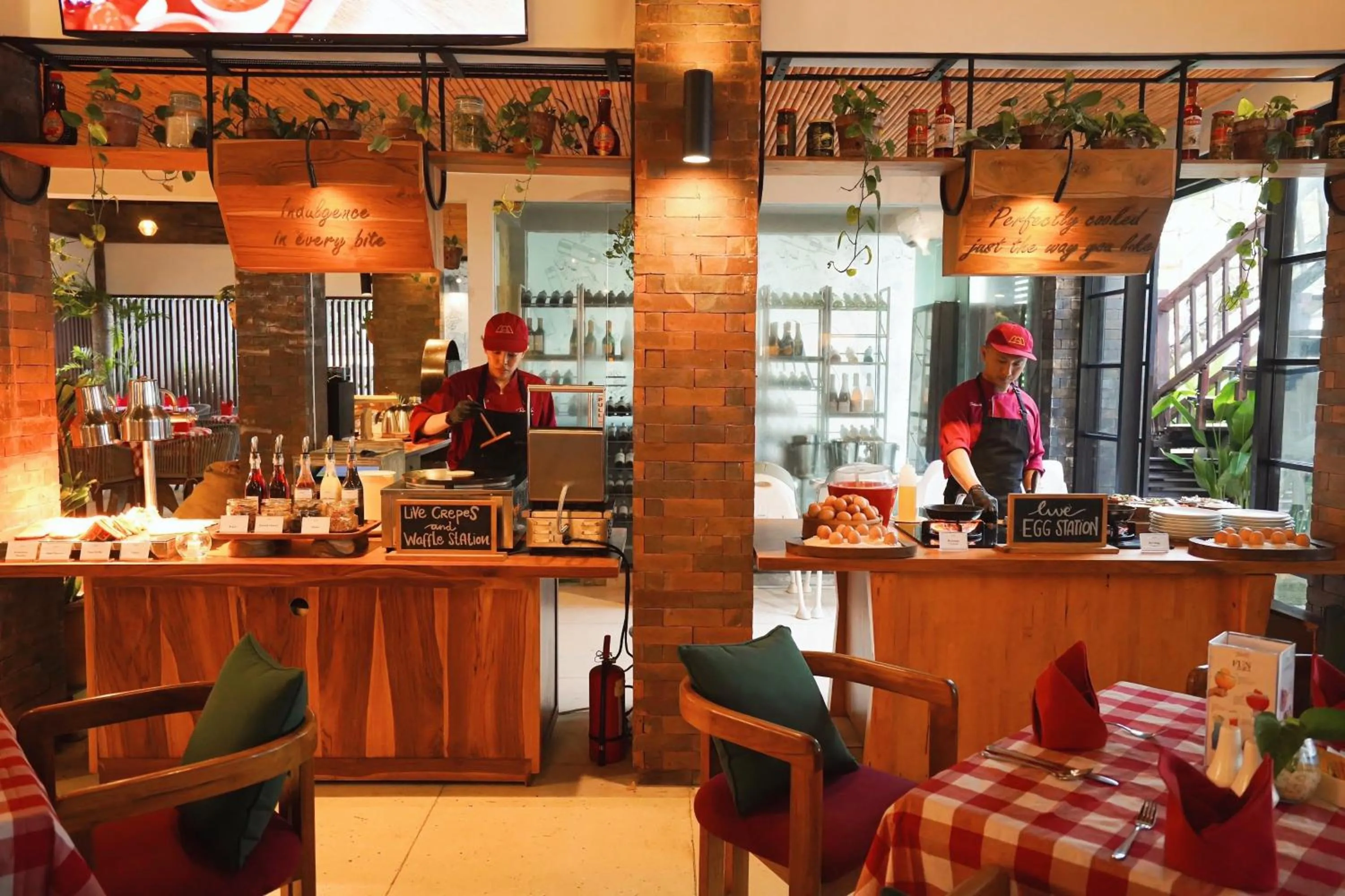 Breakfast in Kuta Seaview Beach Resort