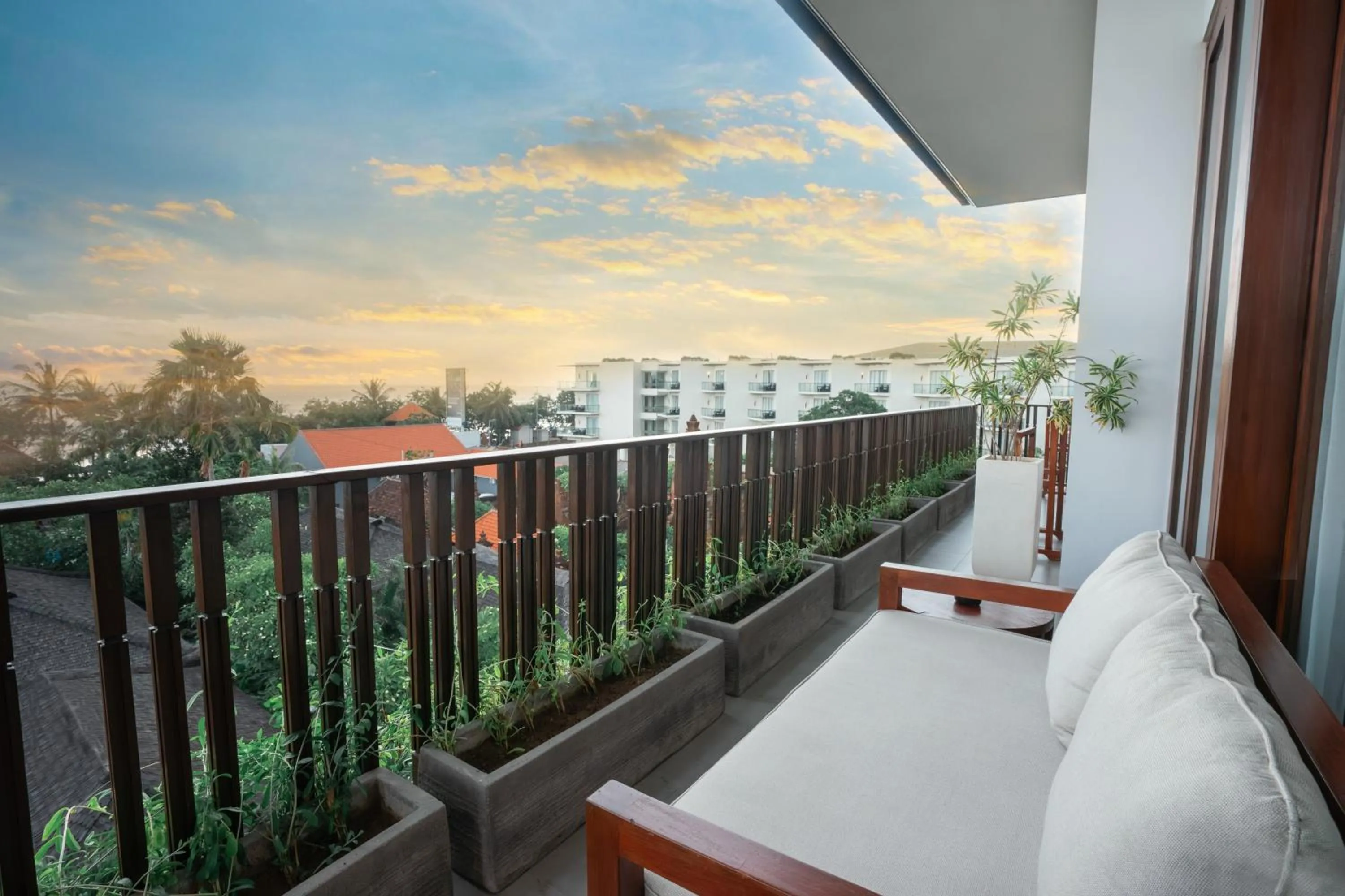 Balcony/Terrace in Kuta Seaview Beach Resort