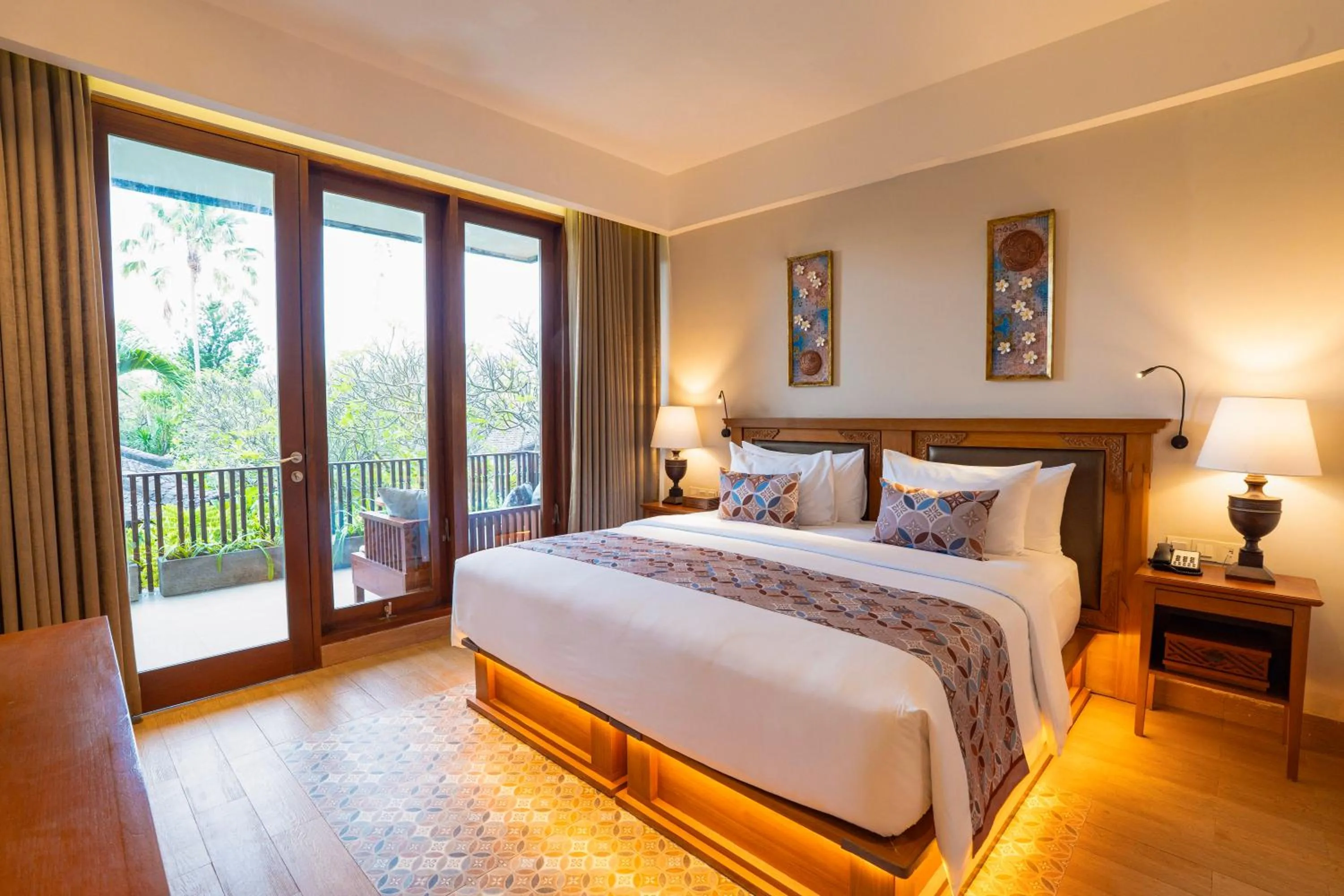 Bed in Kuta Seaview Beach Resort