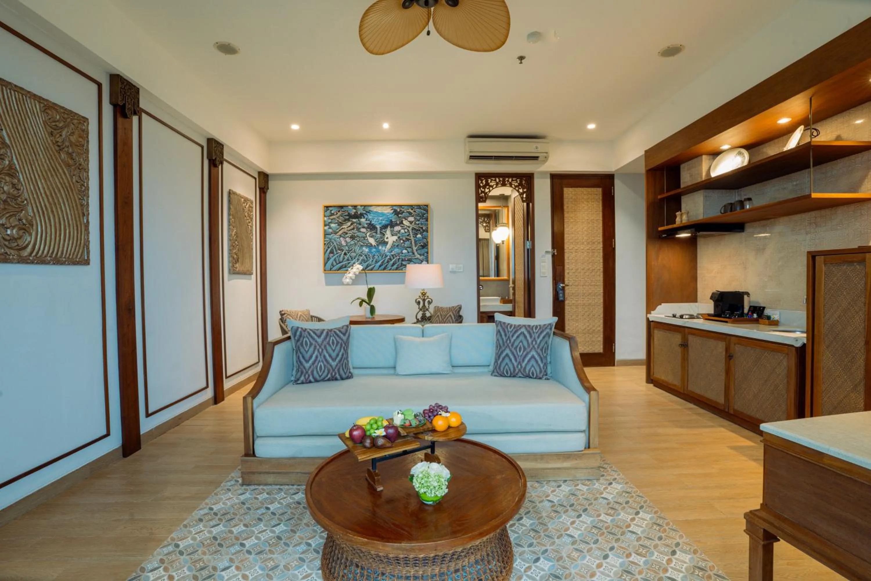 Living room in Kuta Seaview Beach Resort
