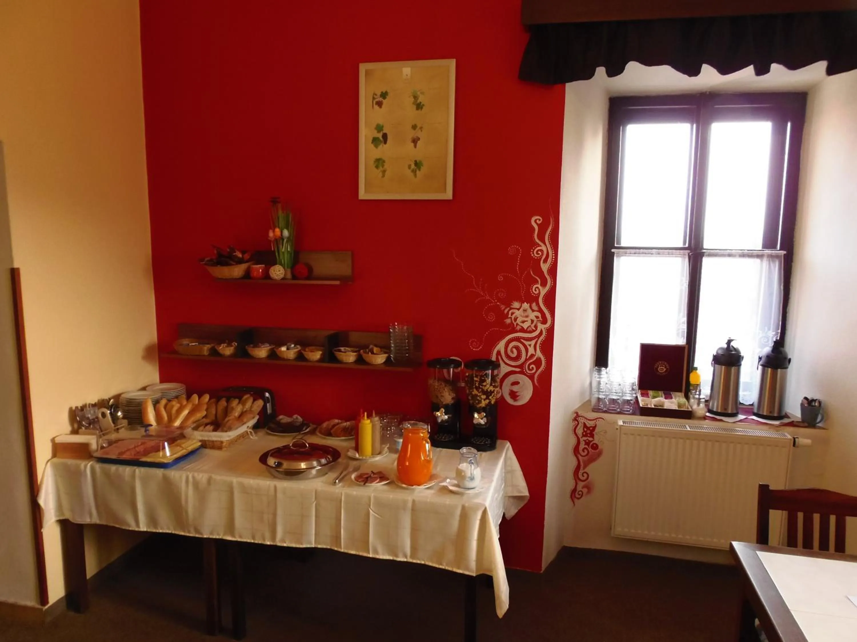 Breakfast in Hotel Stará škola na Šumavě