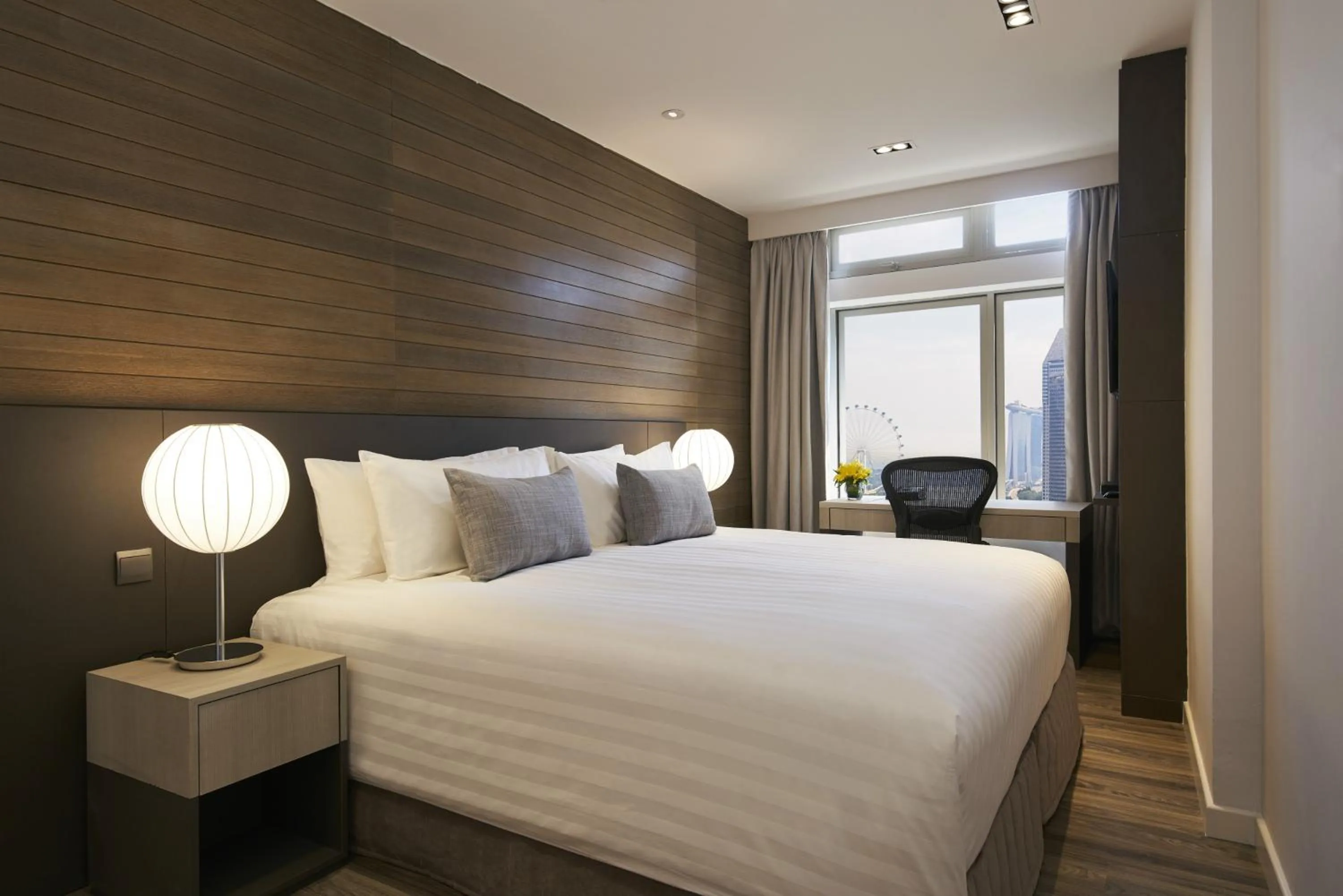 Bed in PARKROYAL Serviced Suites Singapore