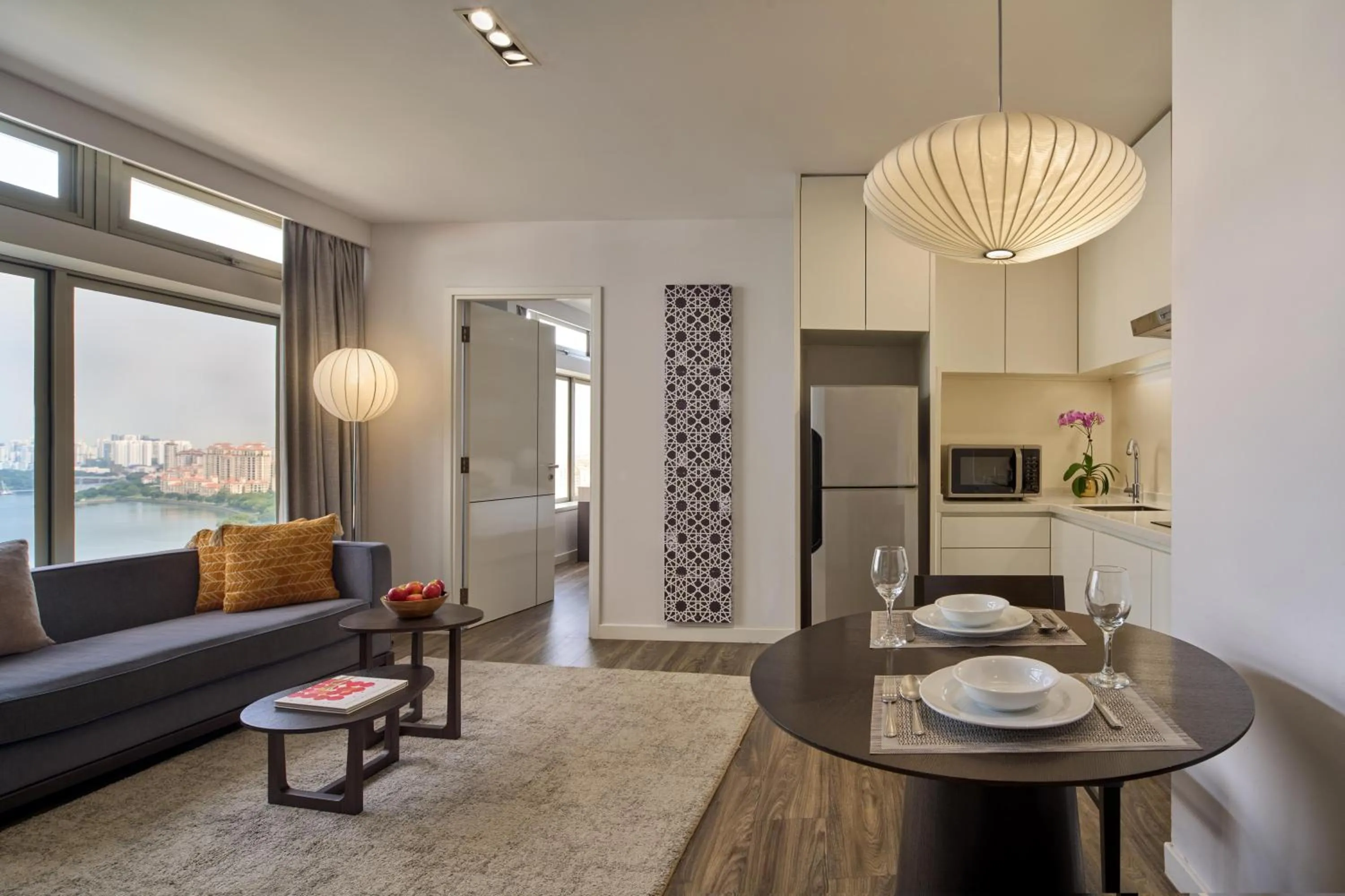 Kitchen or kitchenette in PARKROYAL Serviced Suites Singapore