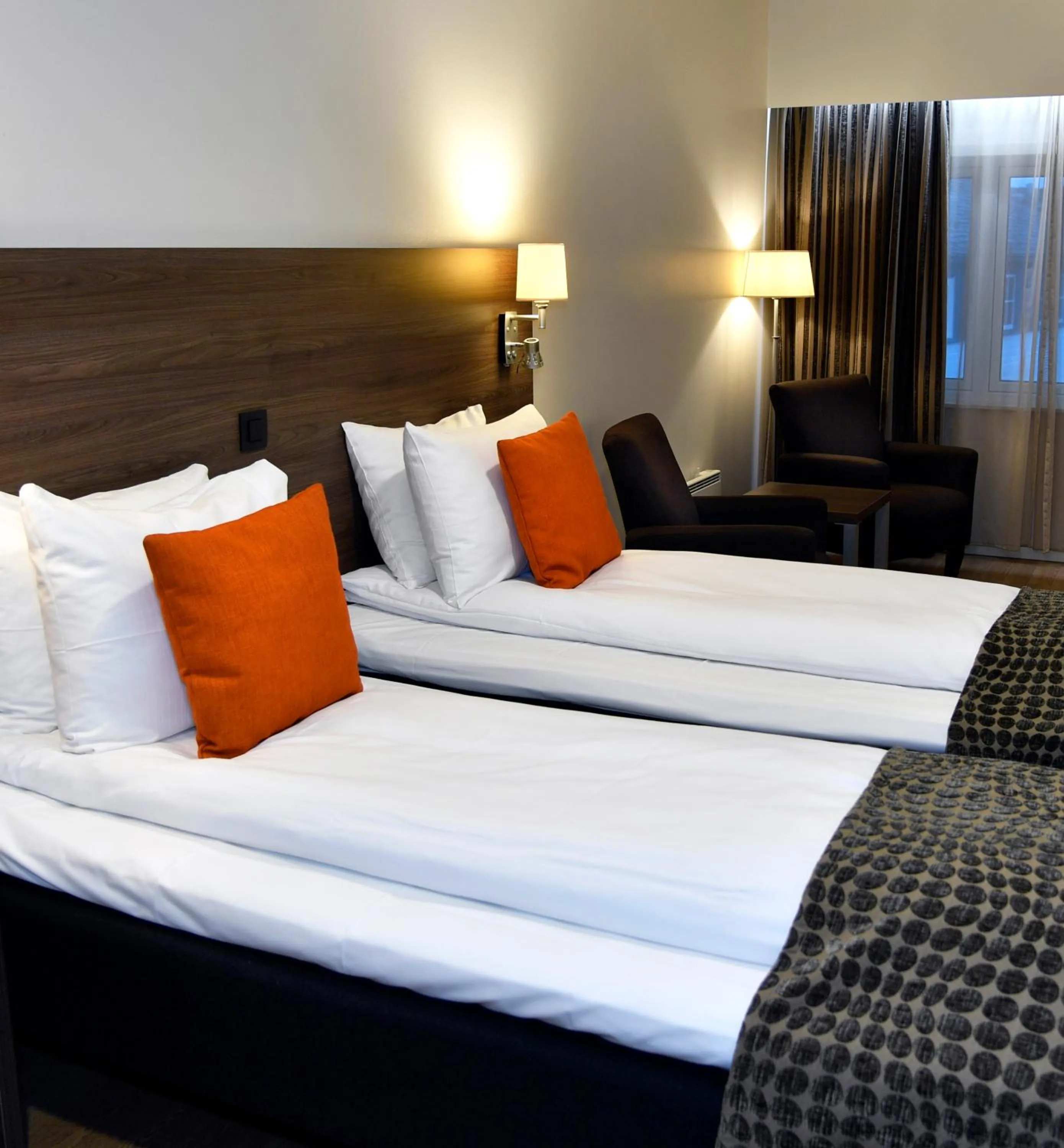 Bed in Thon PartnerHotel Baronen