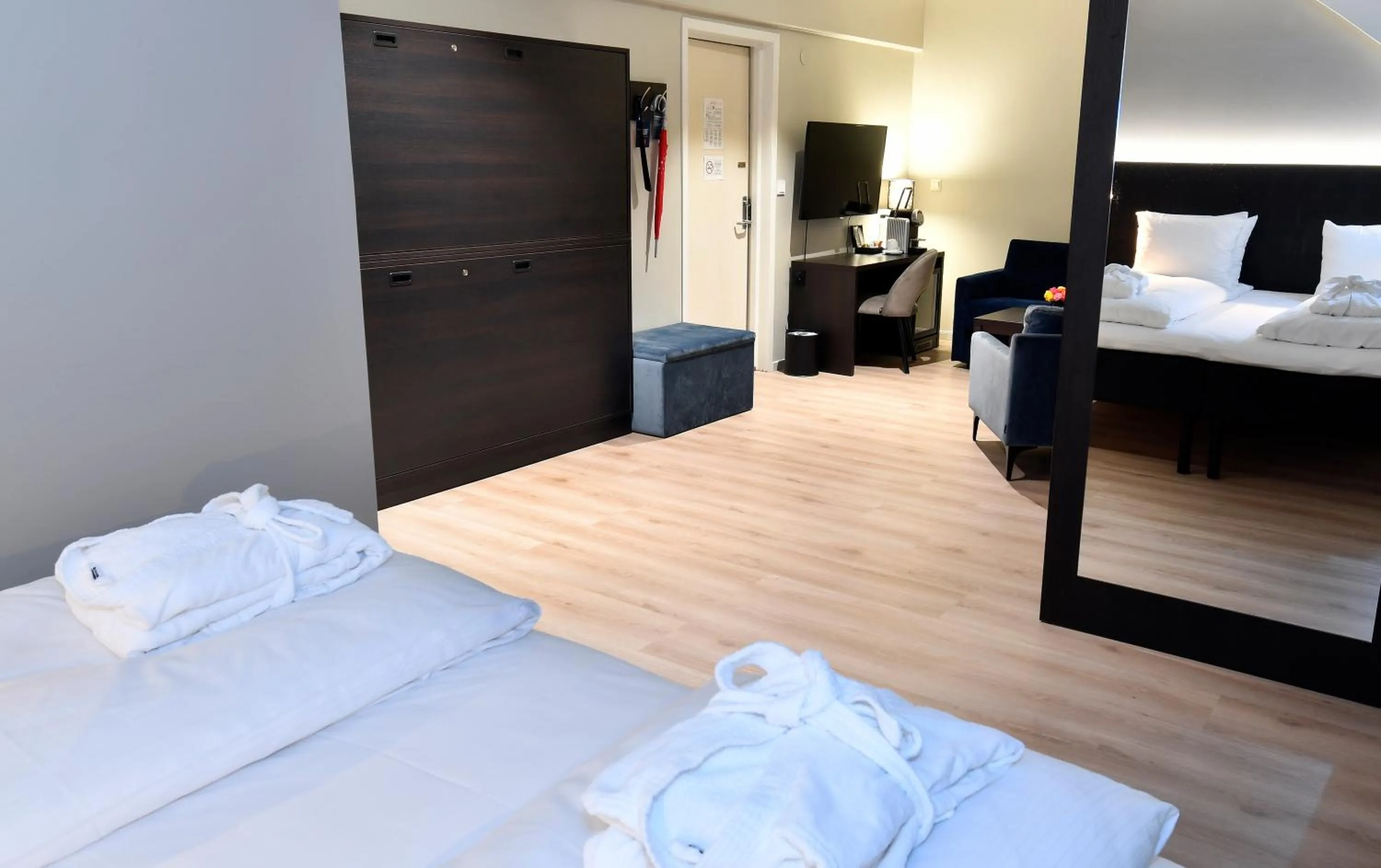 Bed in Thon PartnerHotel Baronen