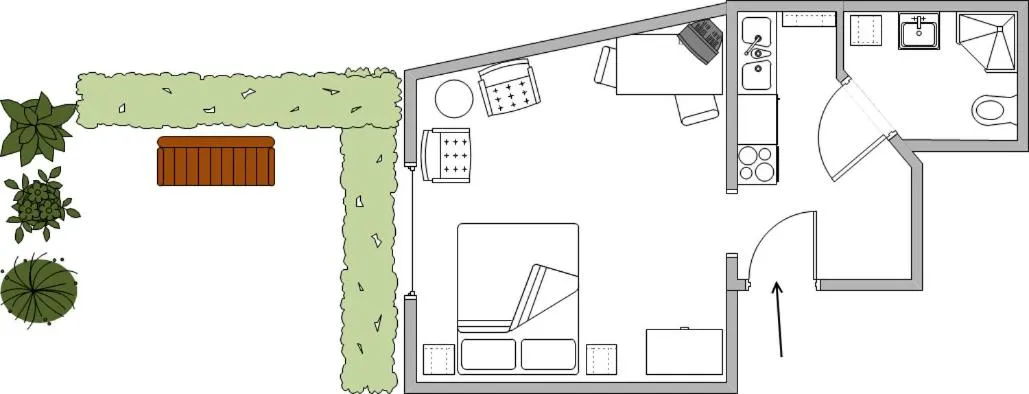 Floor plan in Ferienwohnung Pohle-Priske Radebeul