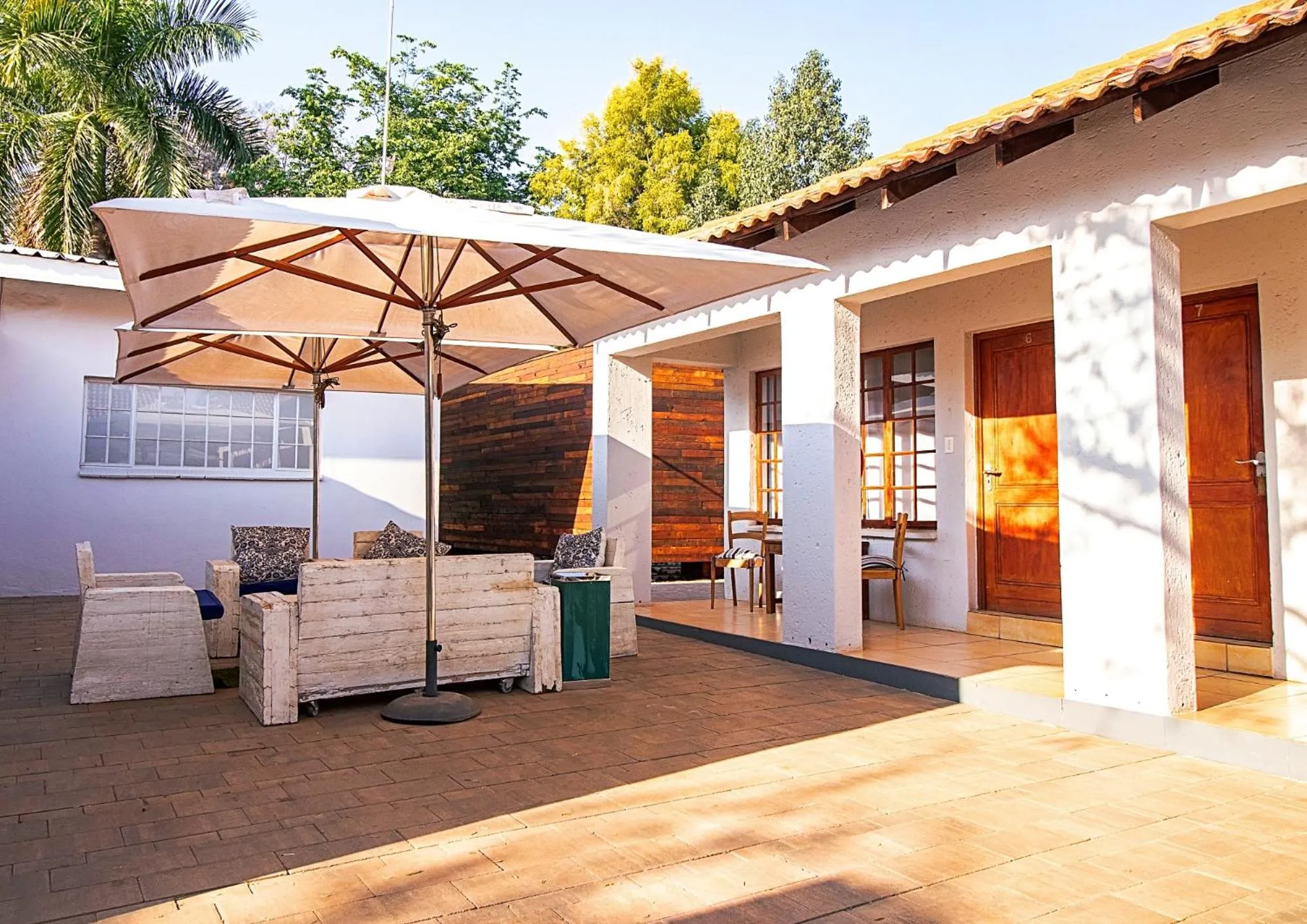 Patio in The Doors Inn