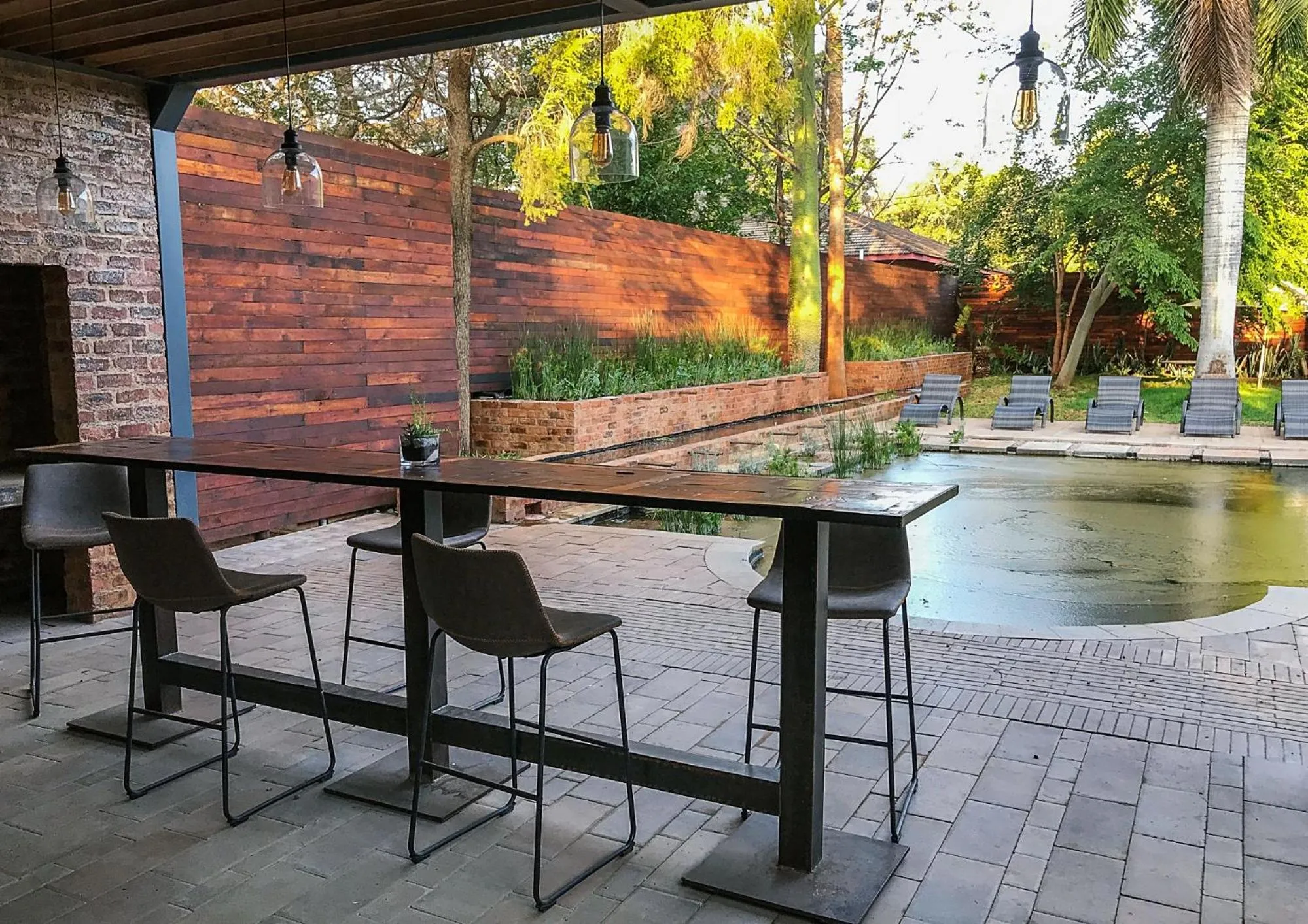 Swimming pool in The Doors Inn