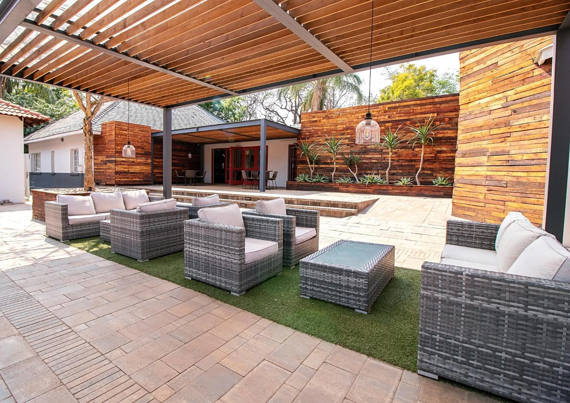 Patio in The Doors Inn
