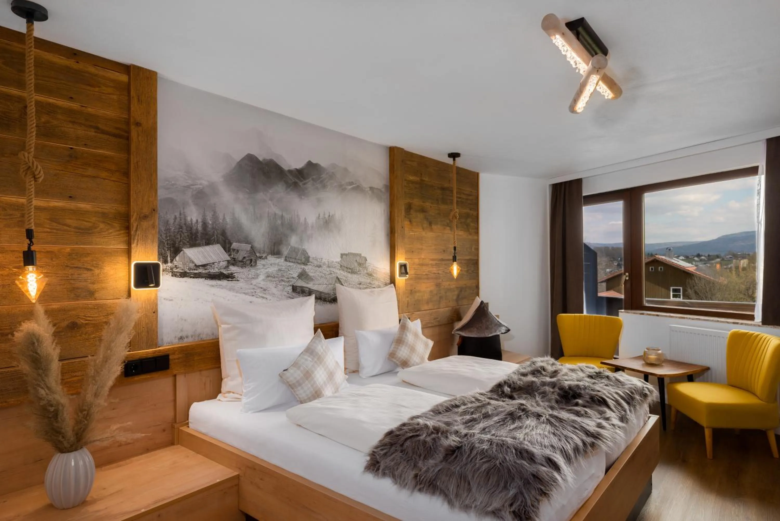 Photo of the whole room, Bed in Landhotel Magdalenenhof GbR