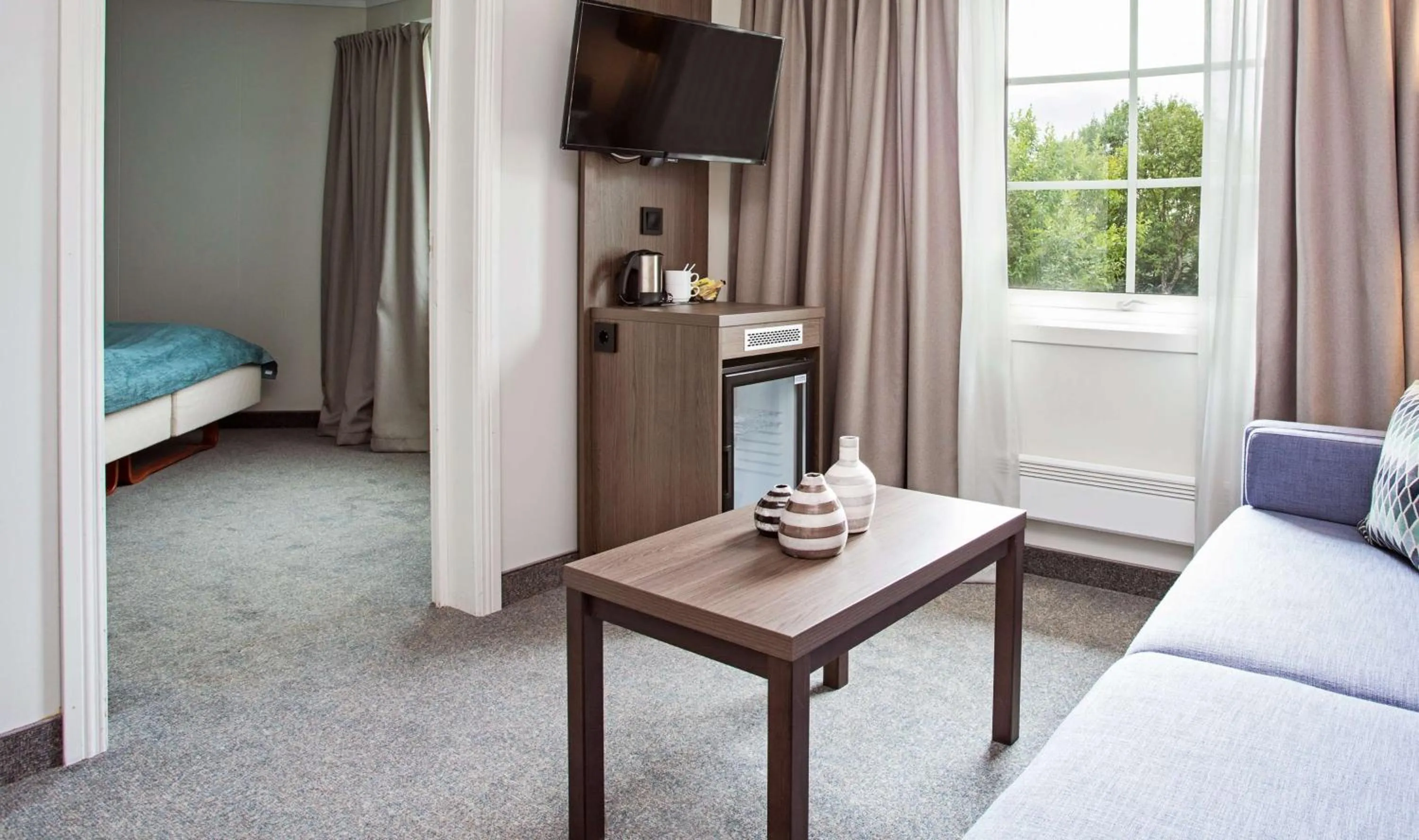 Photo of the whole room, Bed in Scandic Leknes Lofoten