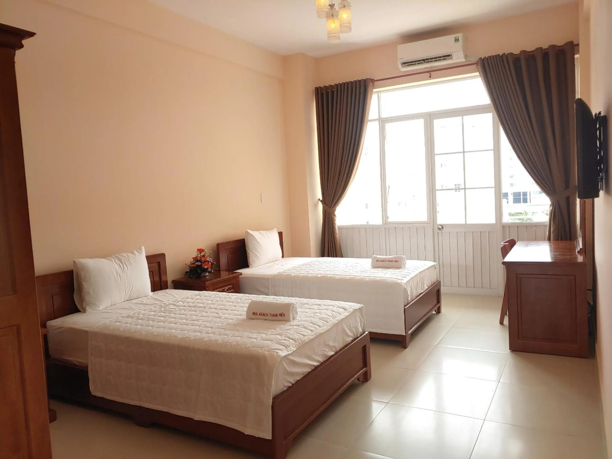 Bed in Thanh Nien Hotel - Vung Tau