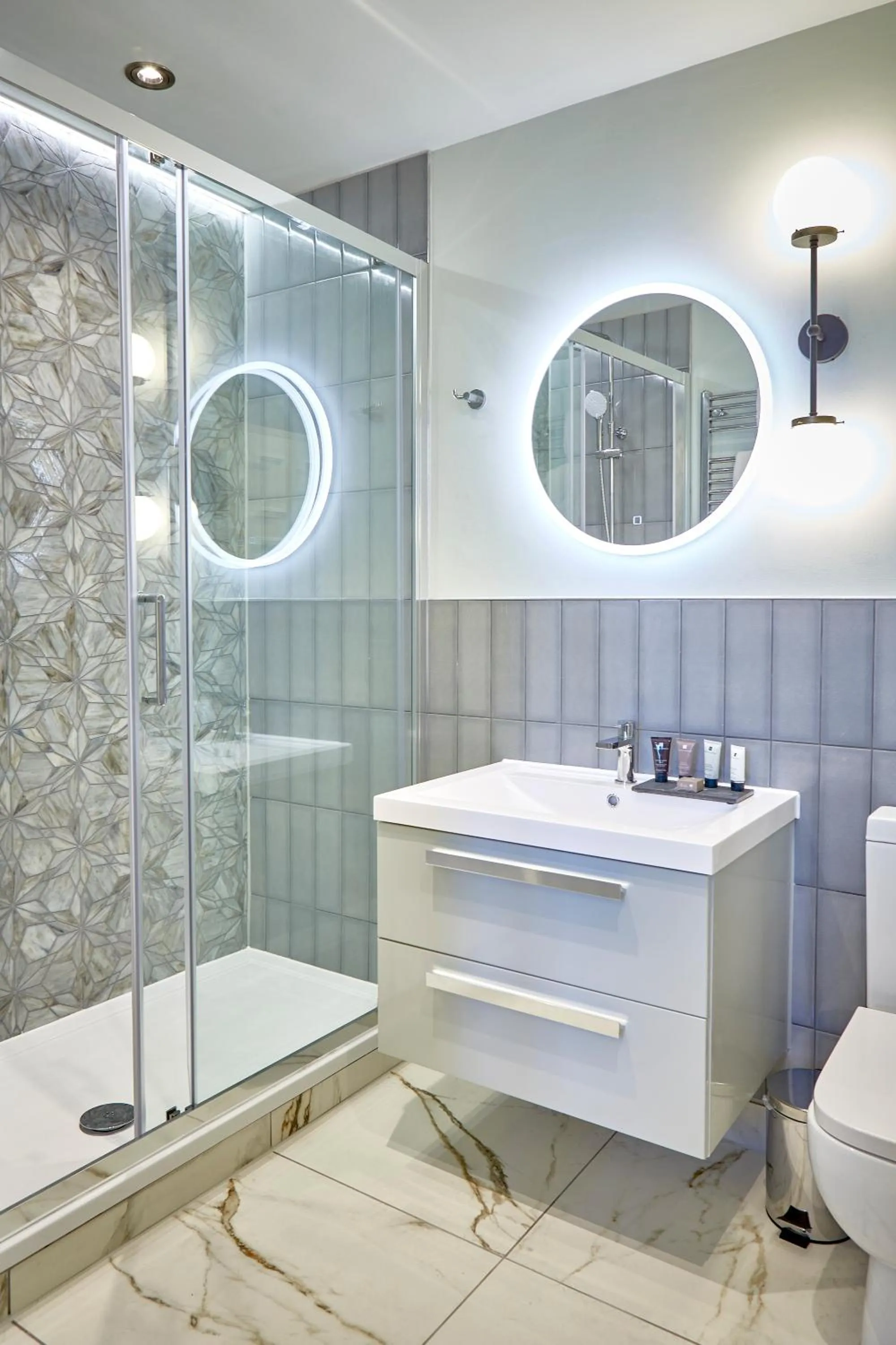 Shower in Alderley Edge Hotel