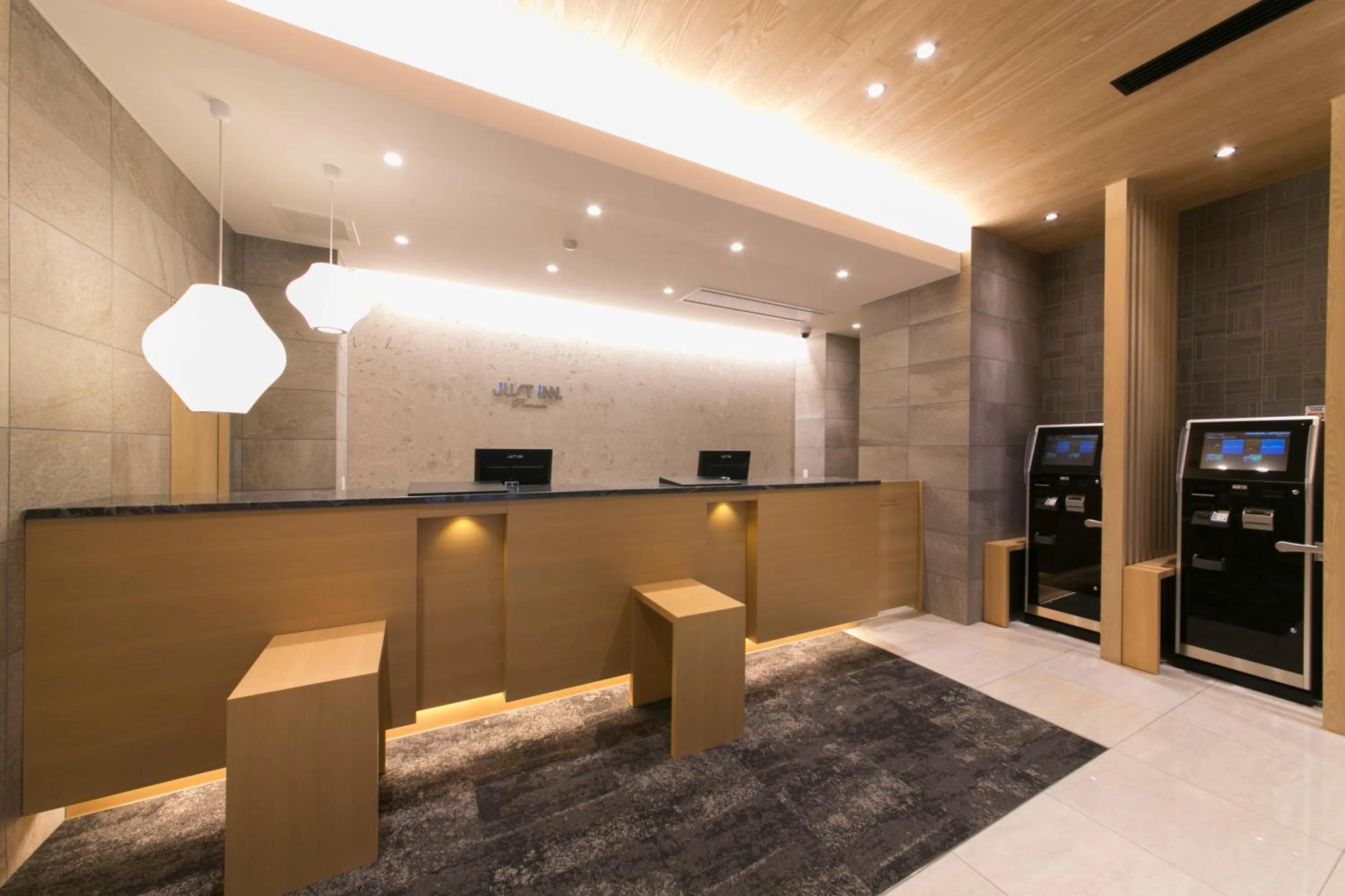 Lobby or reception in Just Inn Premium Nagoya Station