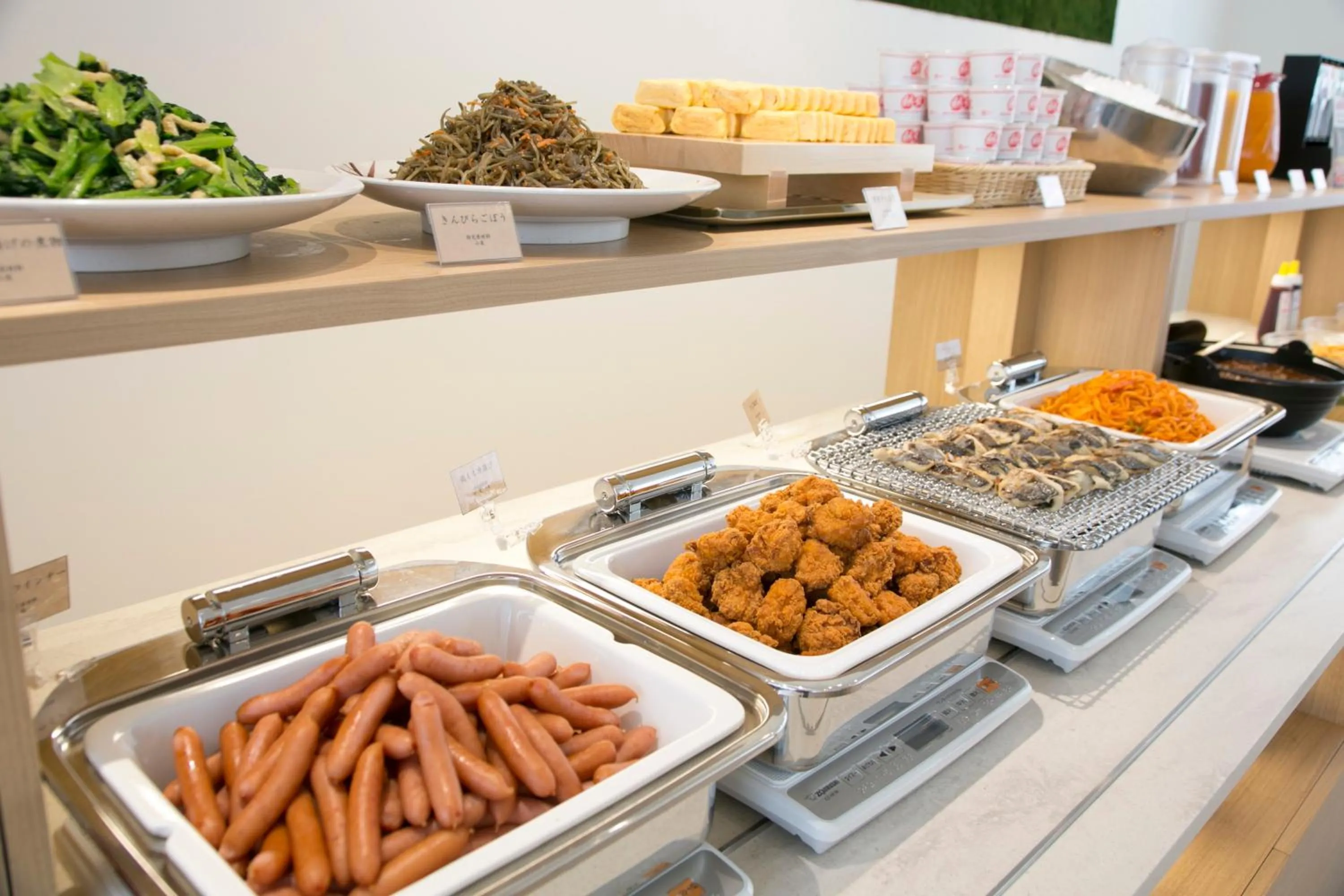 Buffet breakfast in Just Inn Premium Nagoya Station