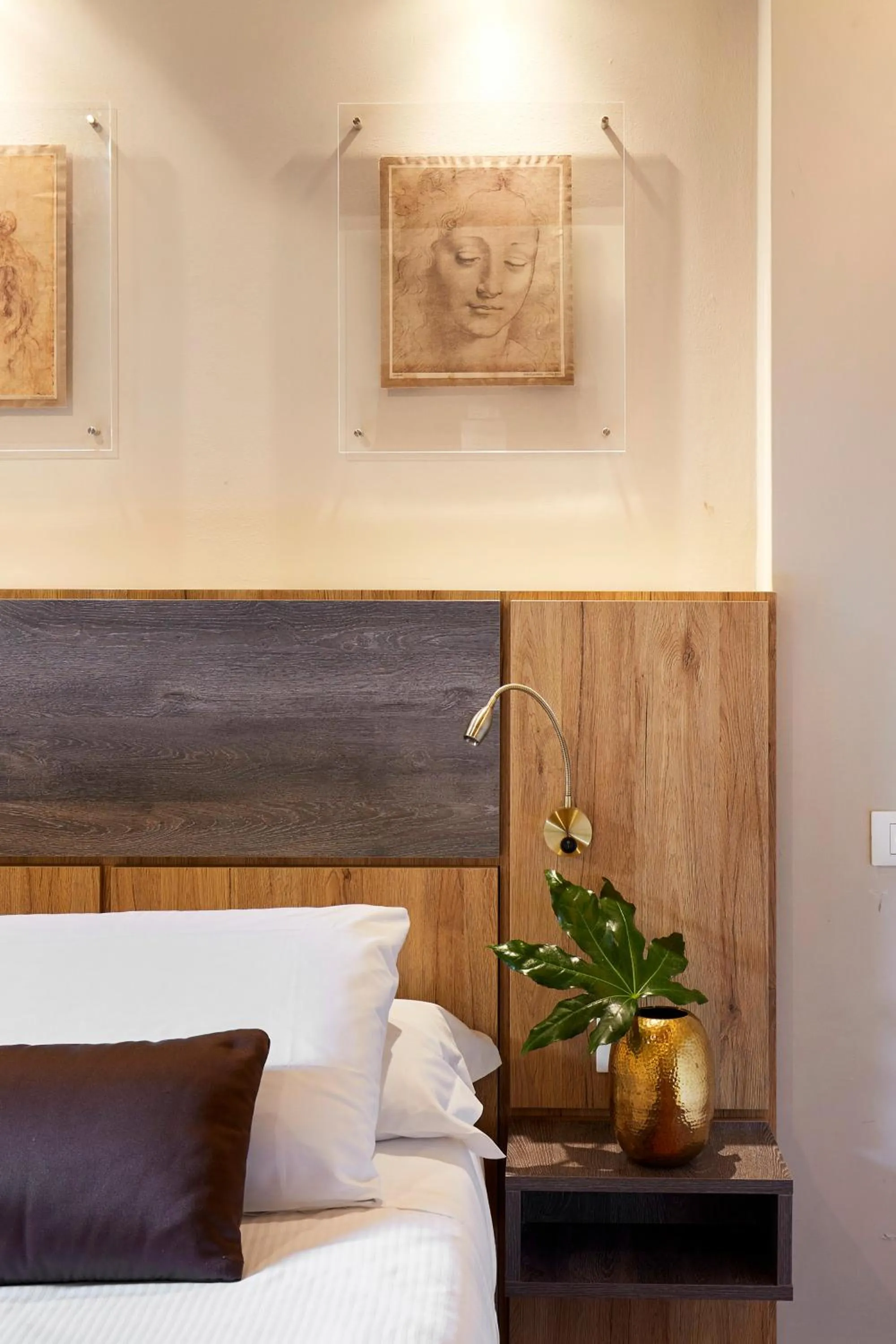 Bed in Sette Angeli Rooms