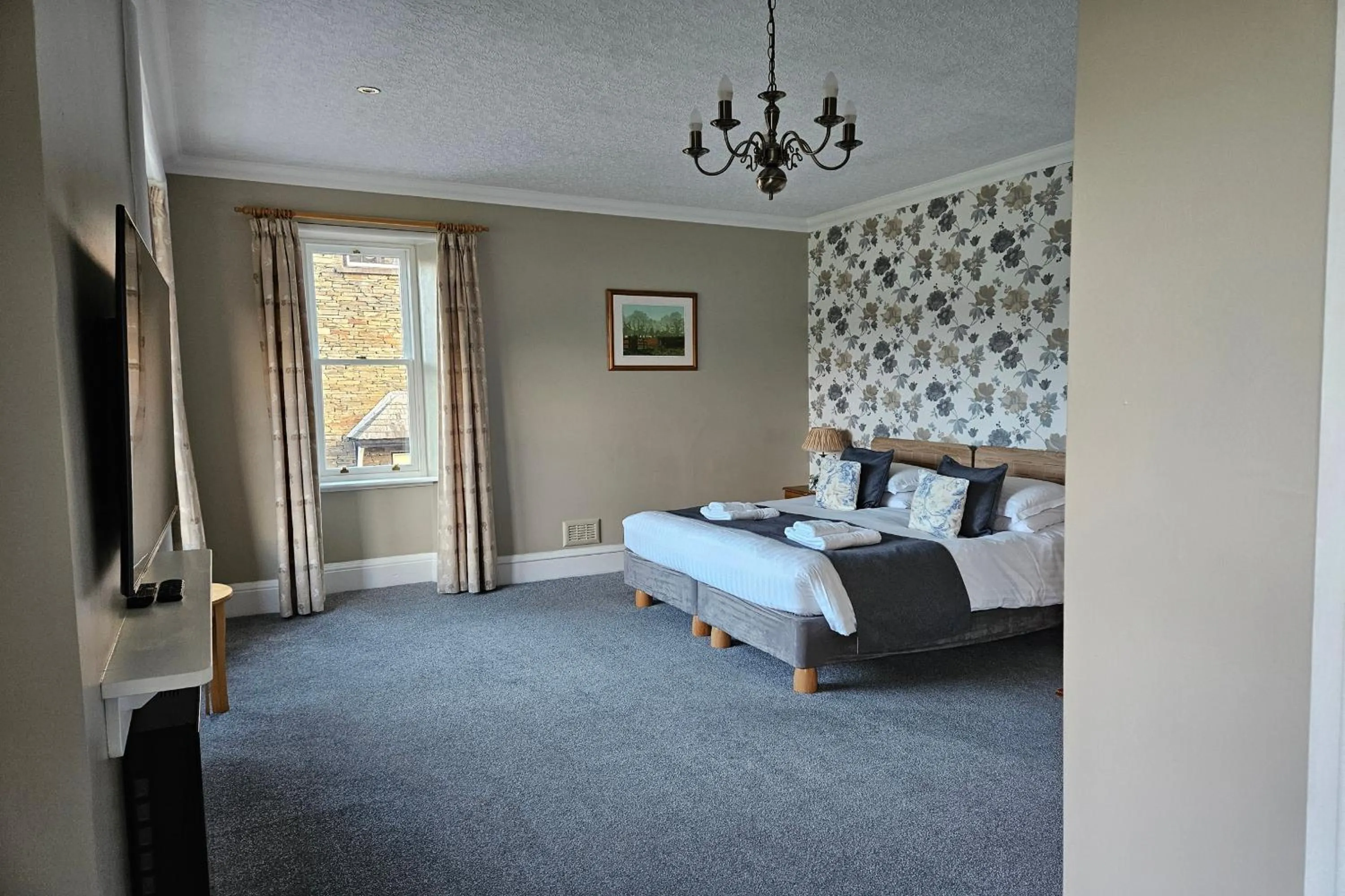Bedroom, Bed in Brathay Lodge
